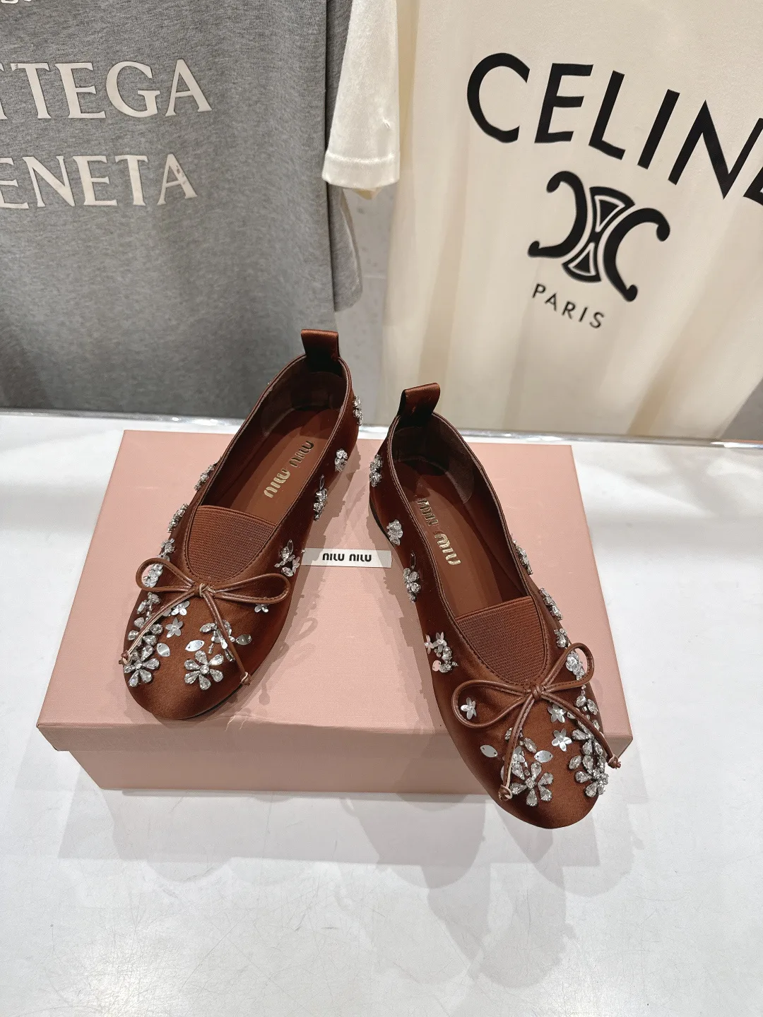 Балетки Женские Miu Miu 12847576