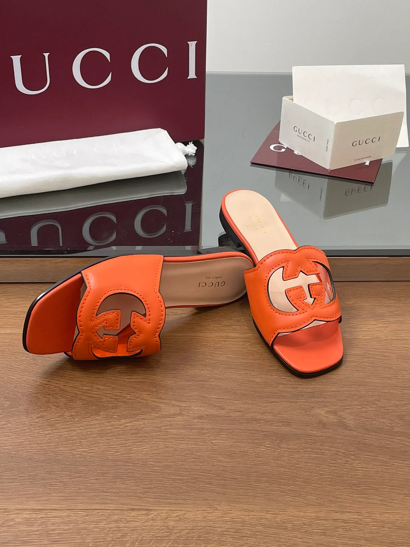 Шлепанцы Женские Gucci 34956