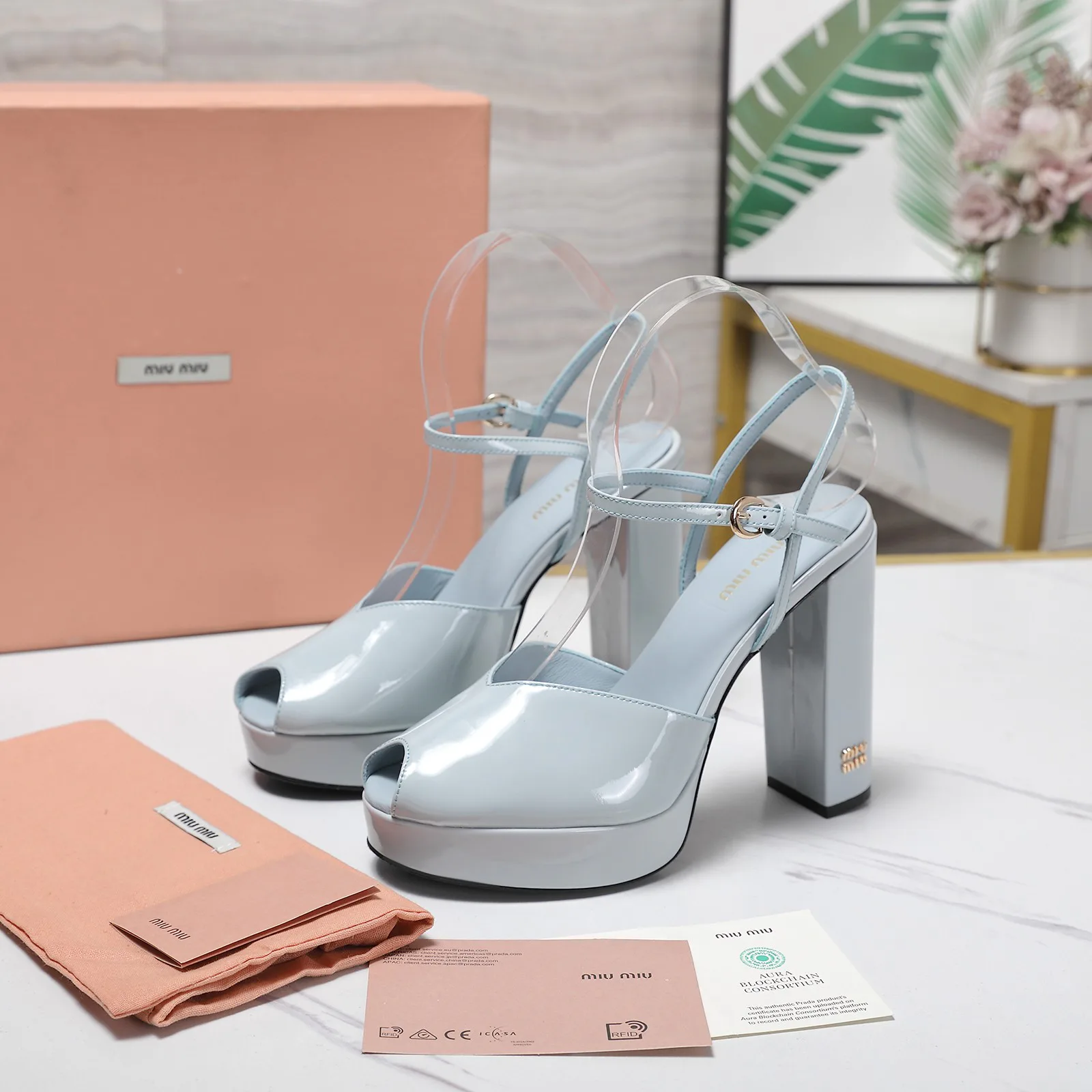 Босоножки Женские Miu Miu 113646