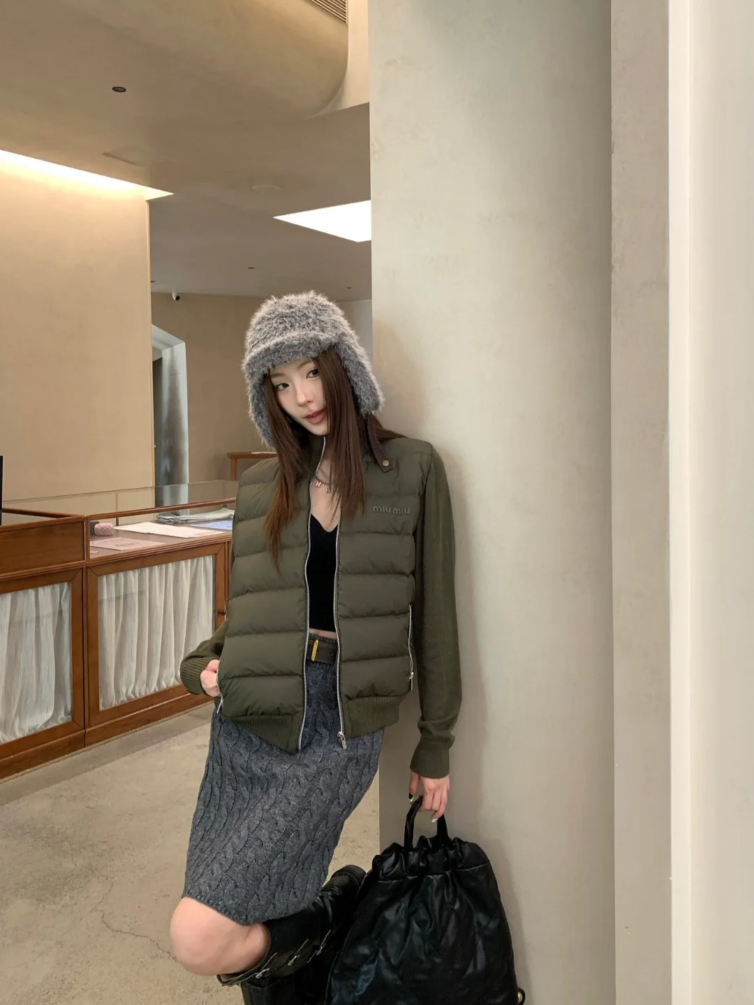 Куртки И Пуховики Женские Miu Miu 628752