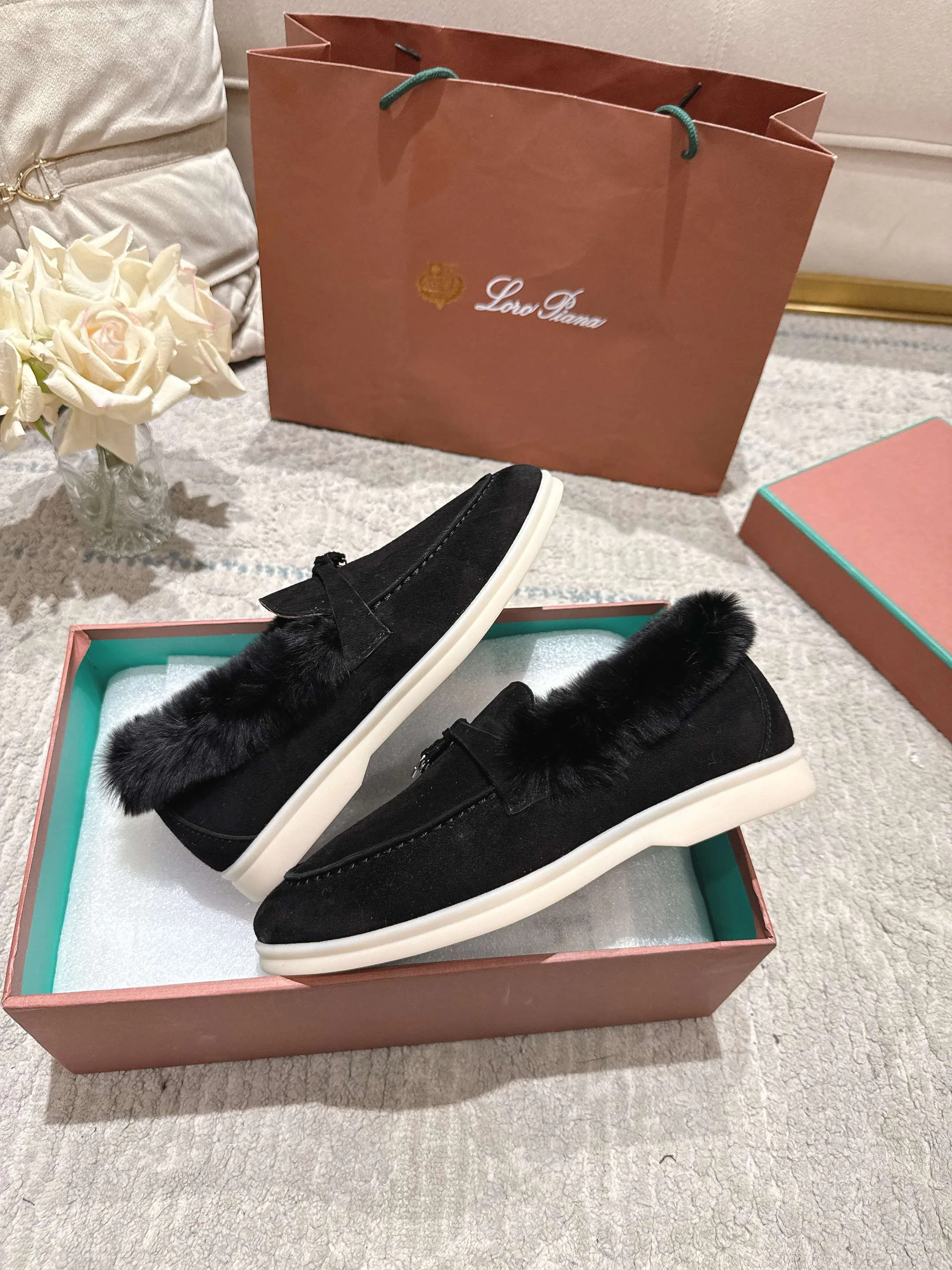 Лоферы И Мокасины Женские Loro Piana 219768