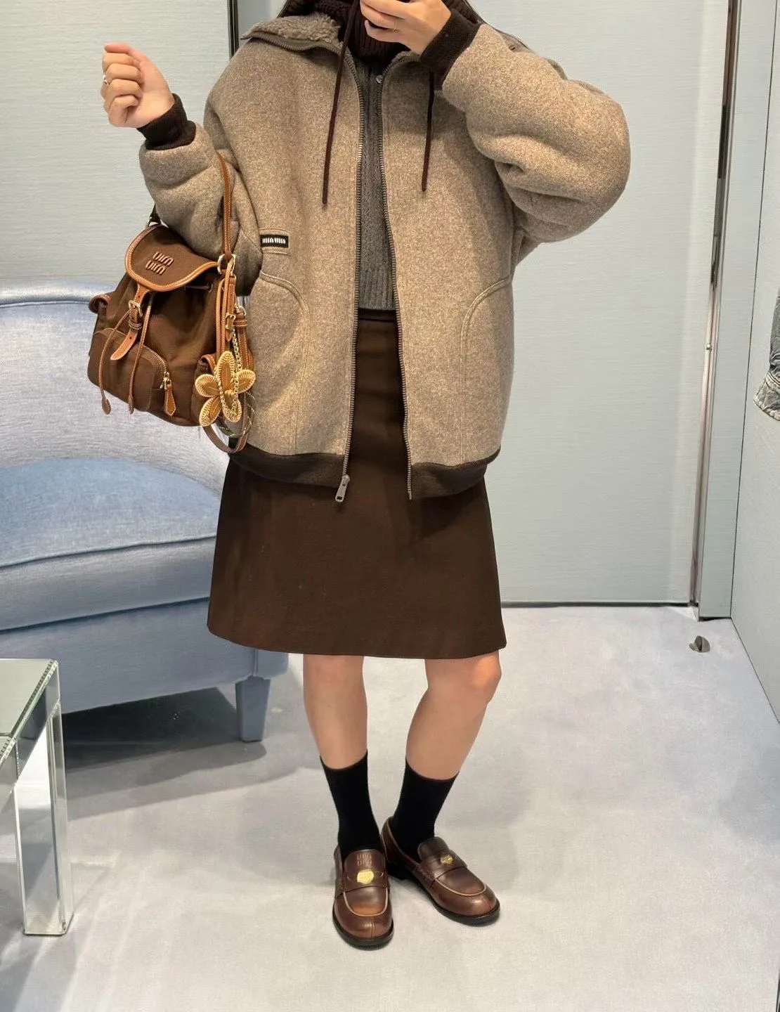 Куртки И Пуховики Женские Miu Miu 422839