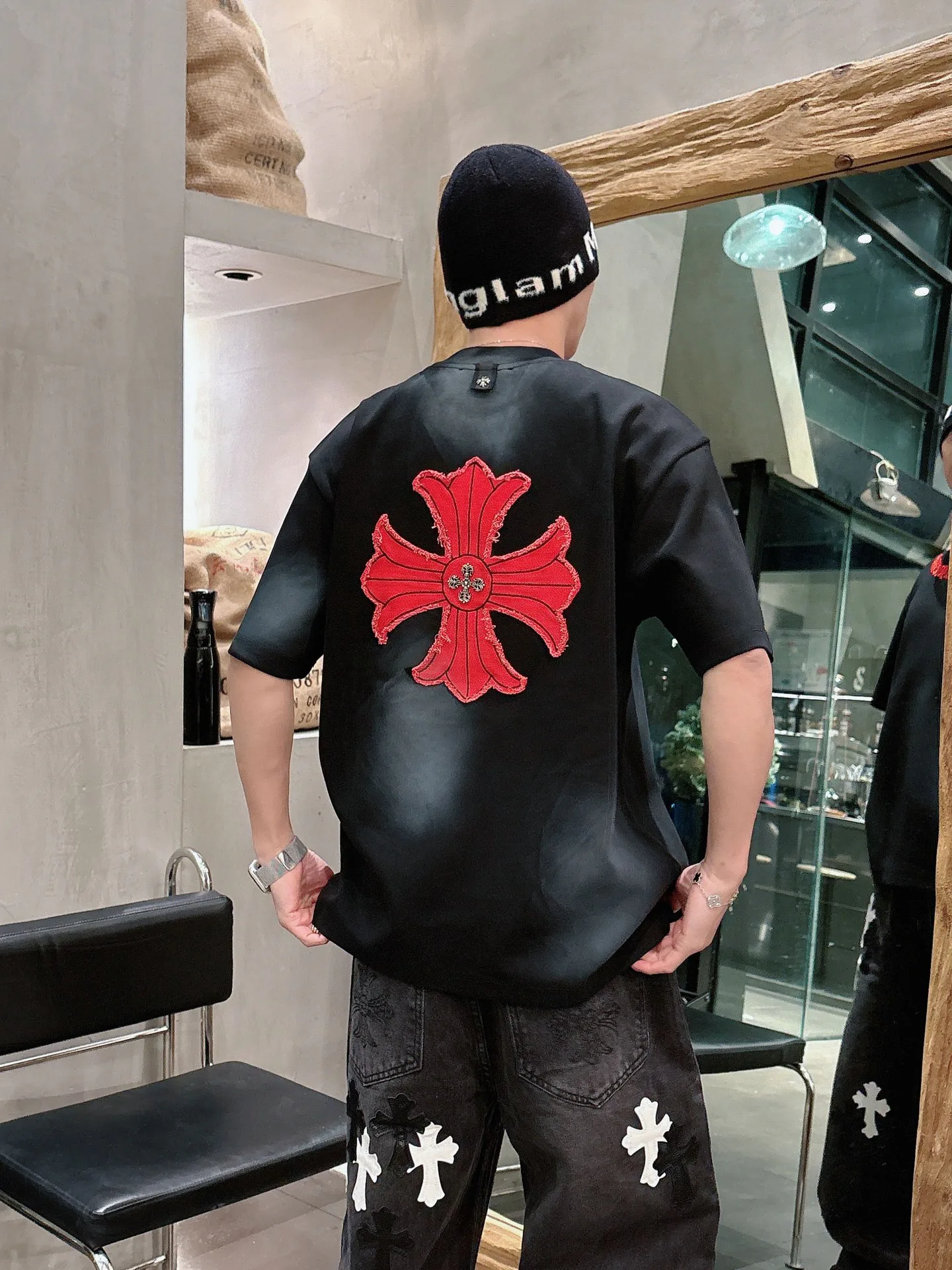 Футболки Мужские Chrome Hearts 787614