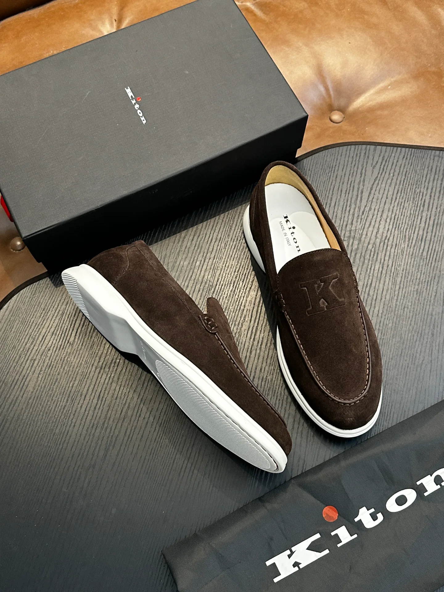 Лоферы И Туфли Мужские Kiton 383113