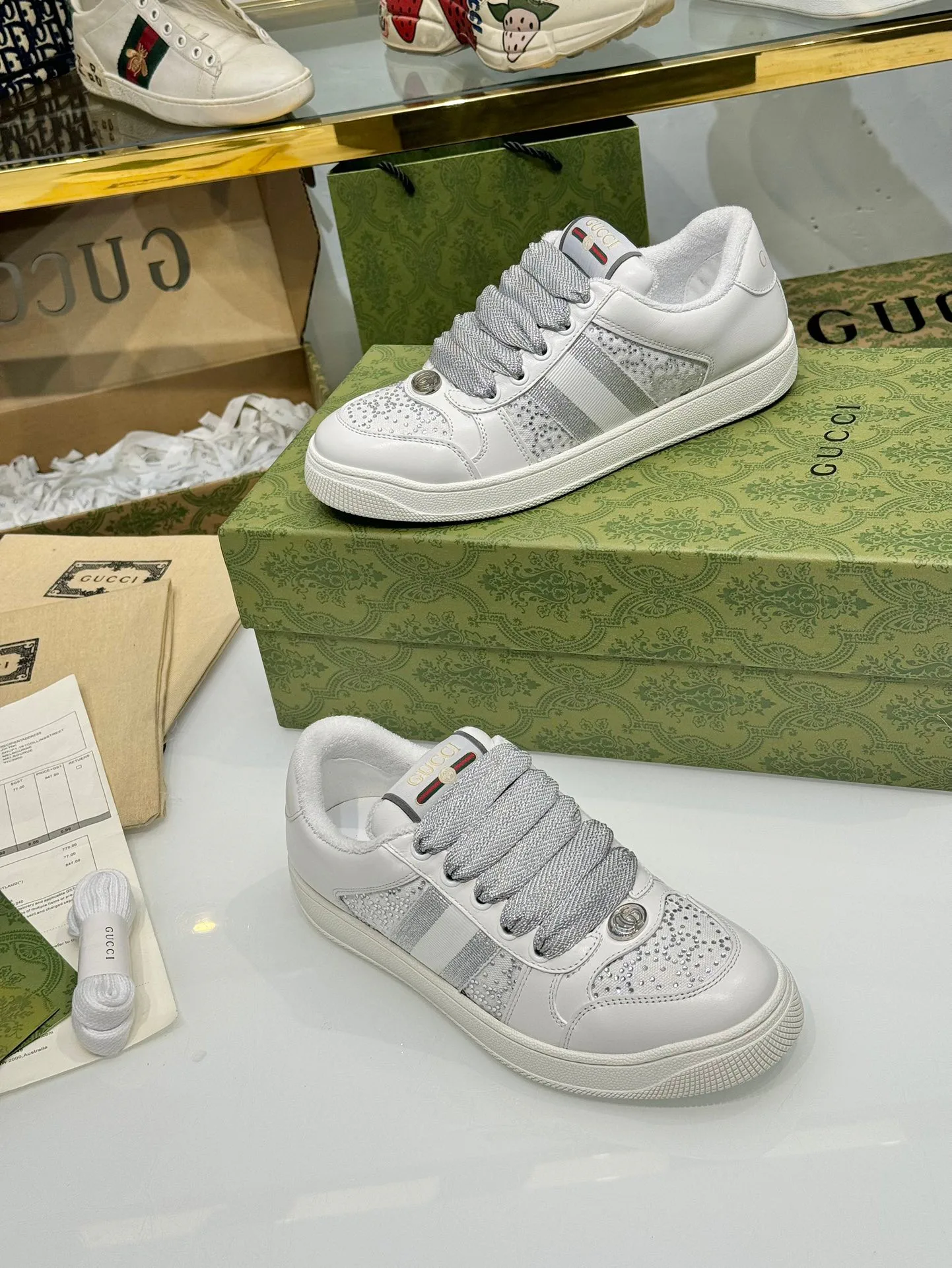 Кроссовки Женские Gucci 17620500