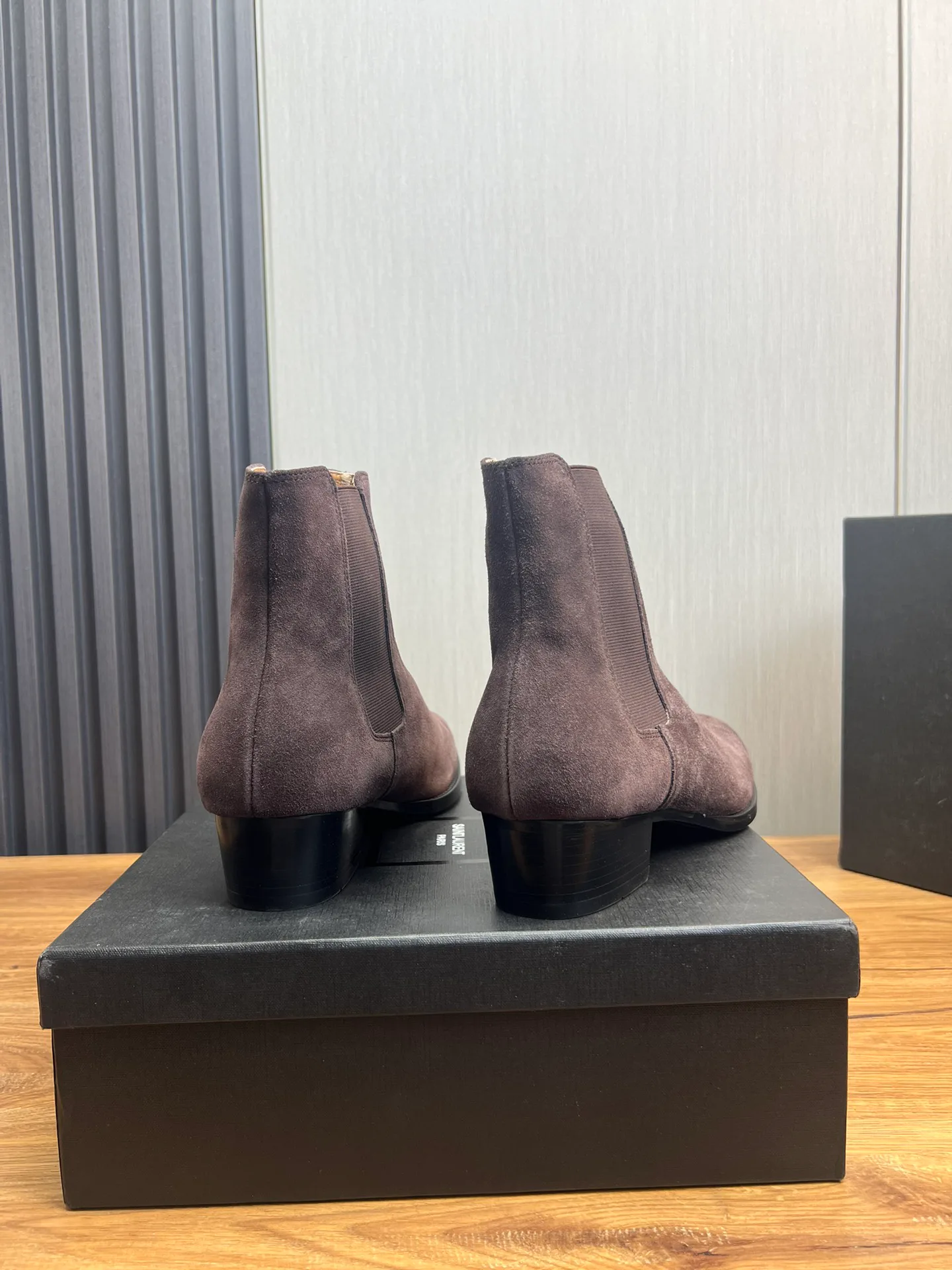 Ботинки Мужские Saint Laurent 1261419