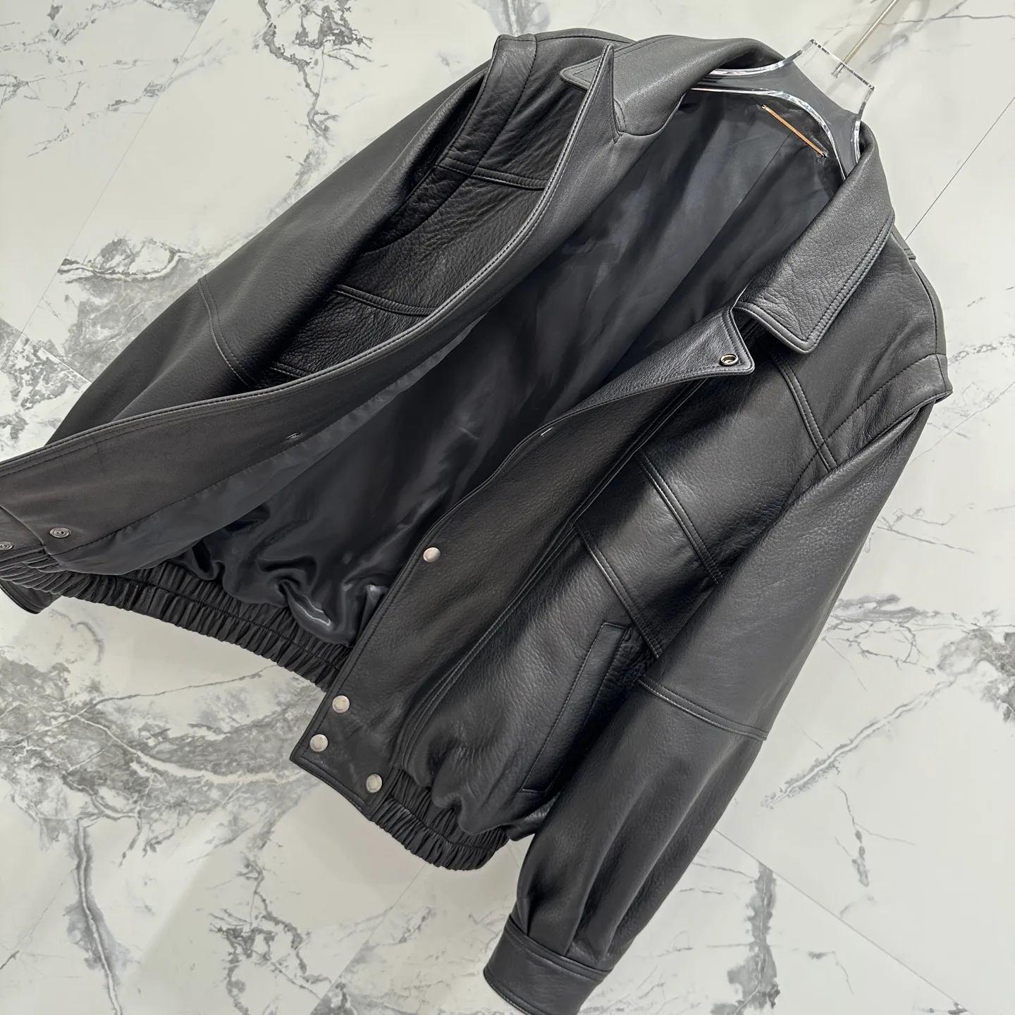 Кожаные Куртки И Дублёнки Женские Saint Laurent 11544787