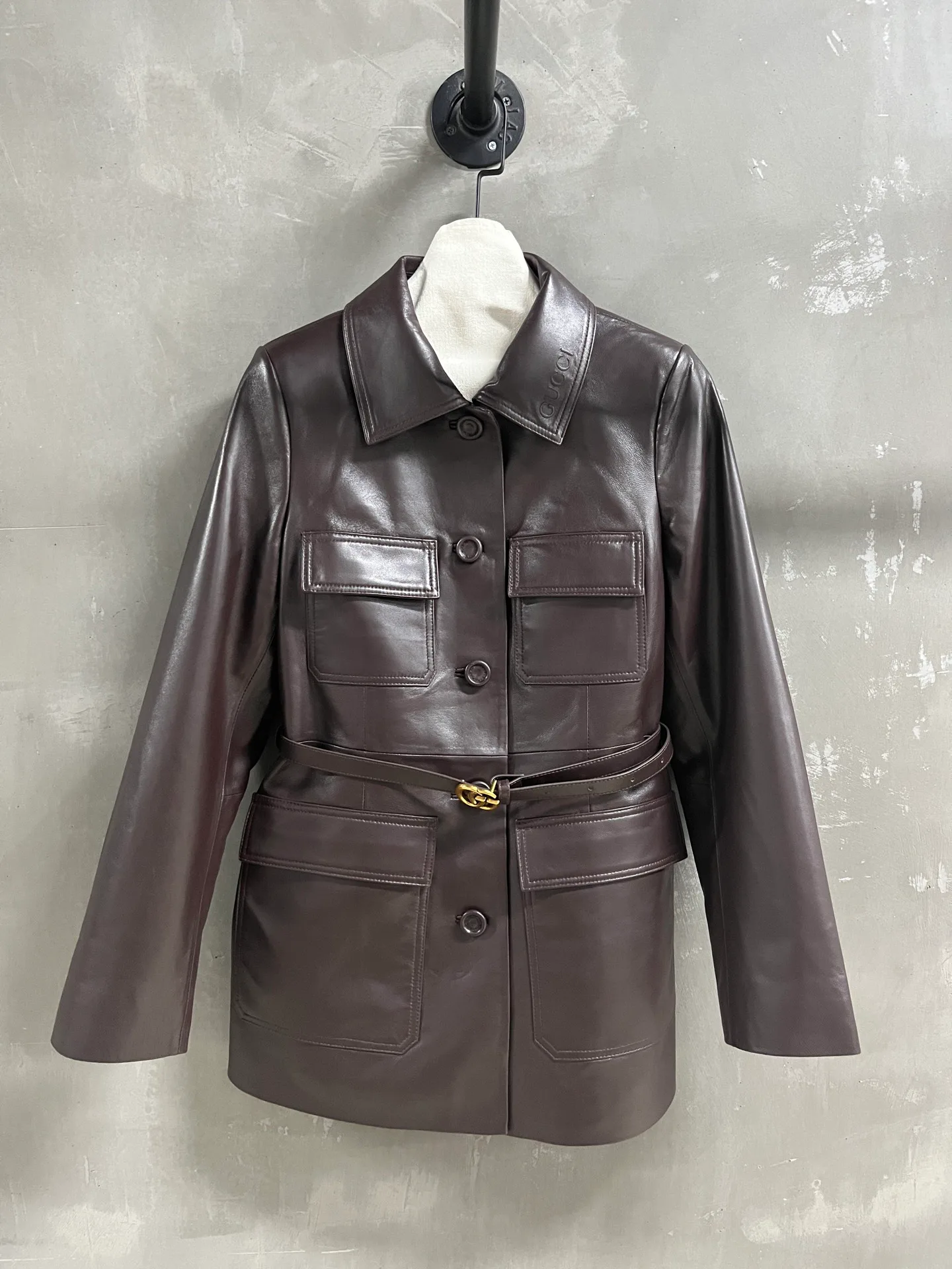 Кожаные Куртки И Дублёнки Женские Gucci 11851496