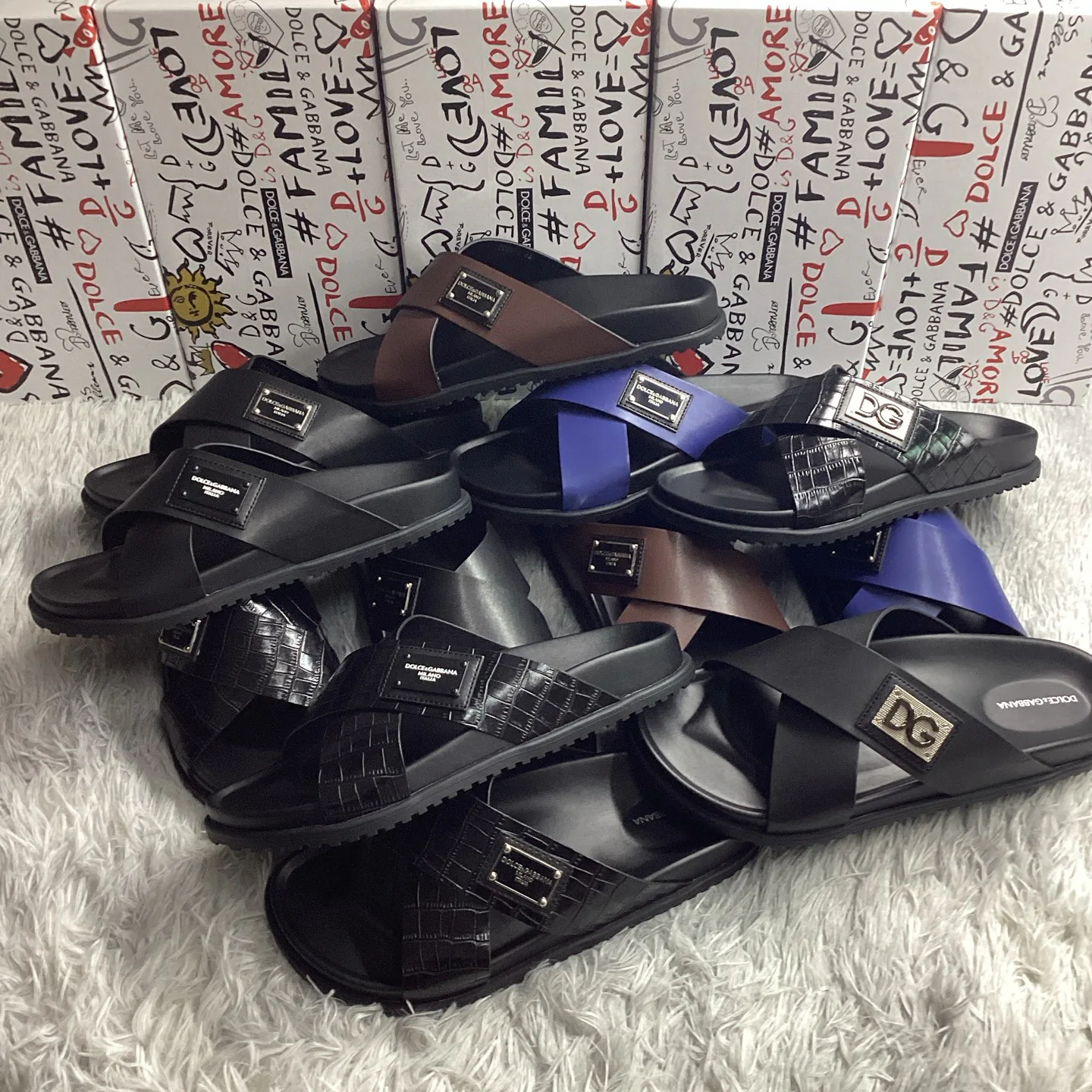 Шлепанцы Мужские Dolce & Gabbana 18297517