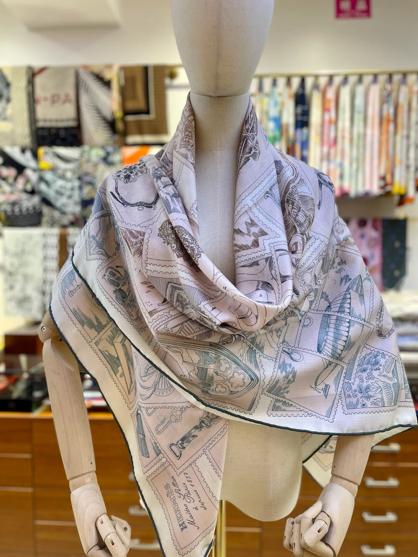 Шарфы Hermes 416875