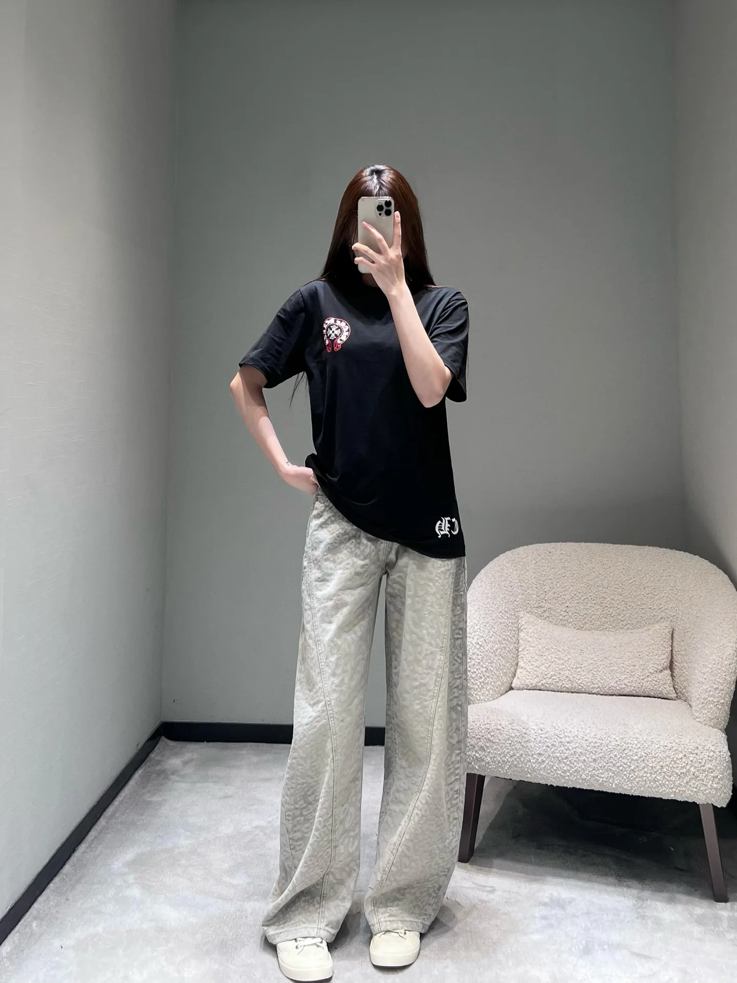 Футболки Женские Chrome Hearts 2707860