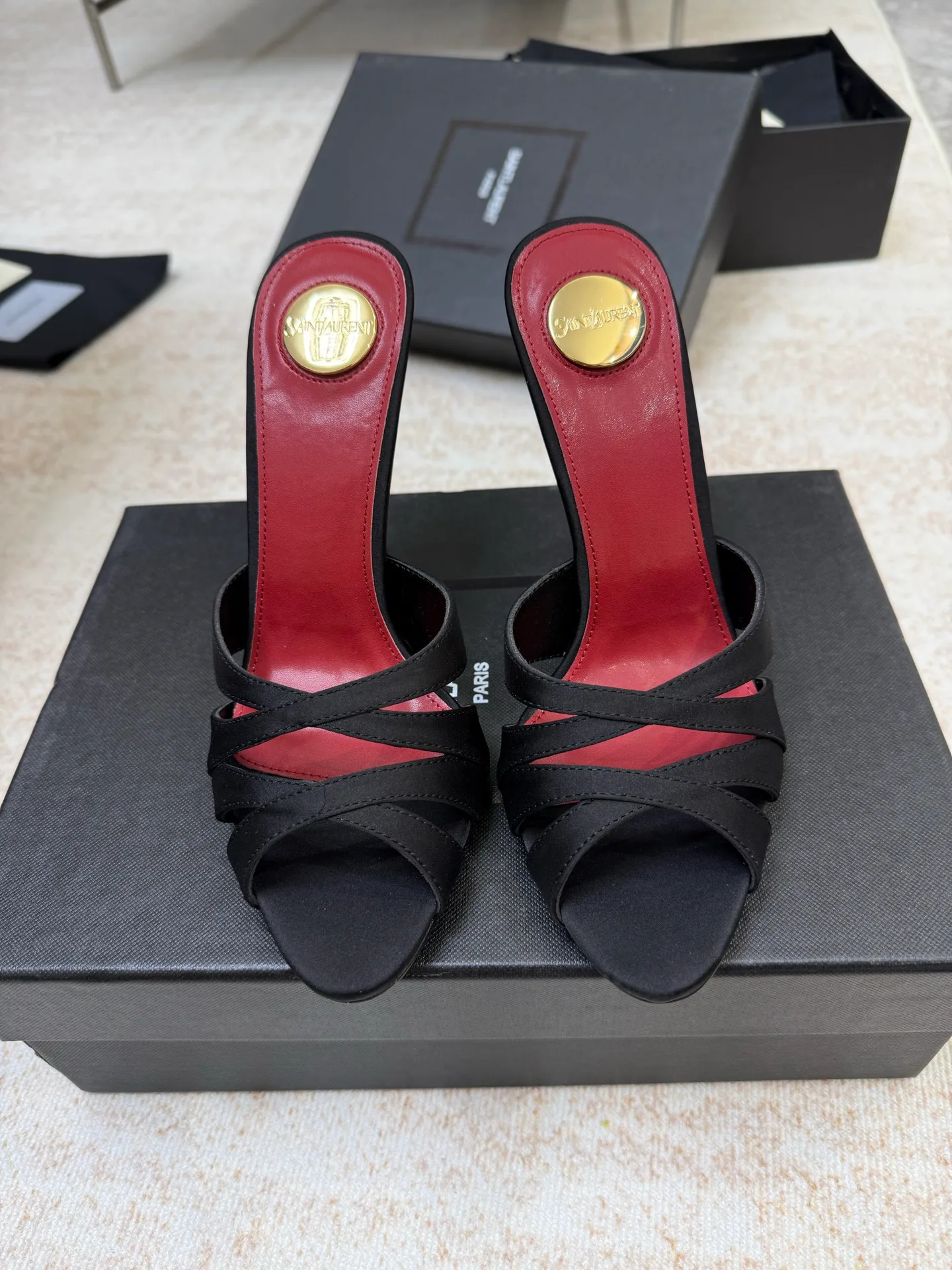 Босоножки Женские Saint Laurent 3062301