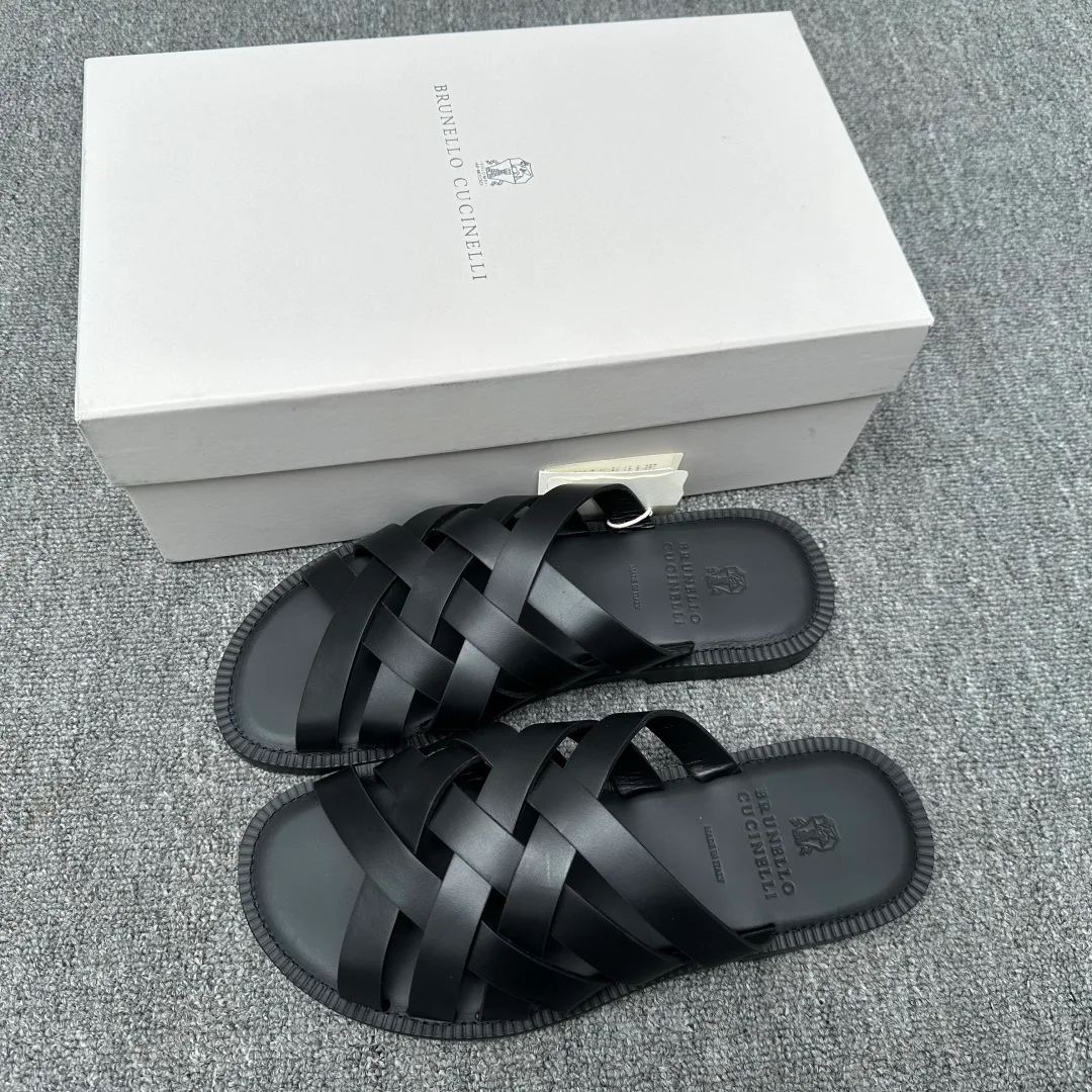 Шлепанцы Мужские Brunello Cucinelli 17869362
