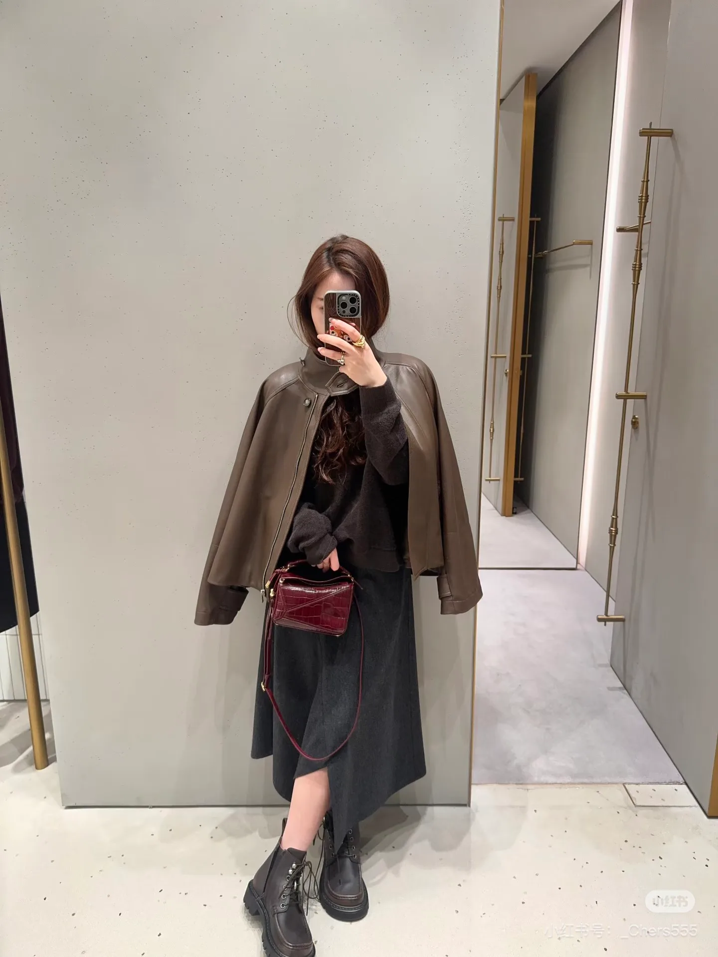 Кожаные Куртки И Дублёнки Женские Loewe 5058890