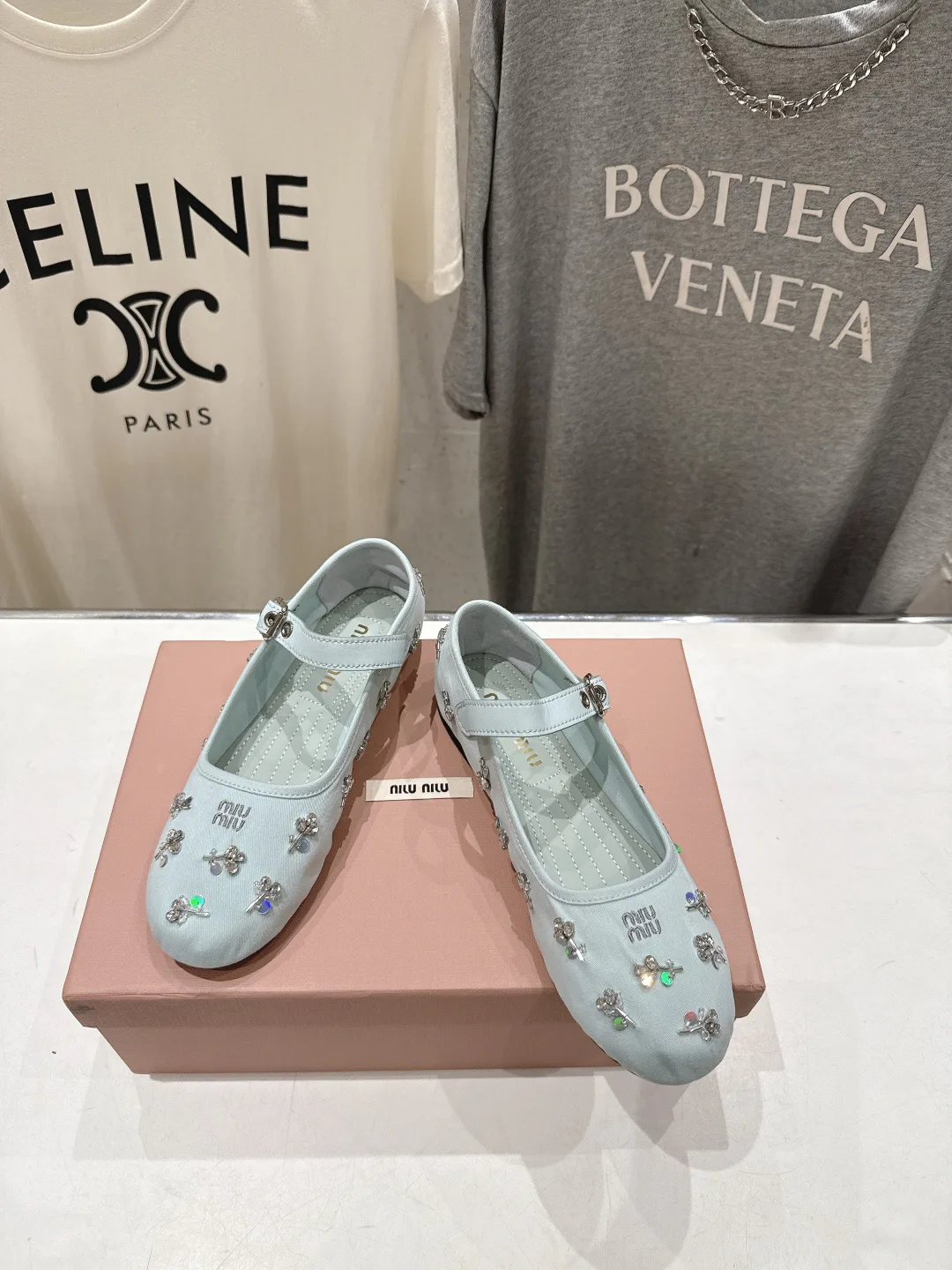 Балетки Женские Miu Miu 13559207