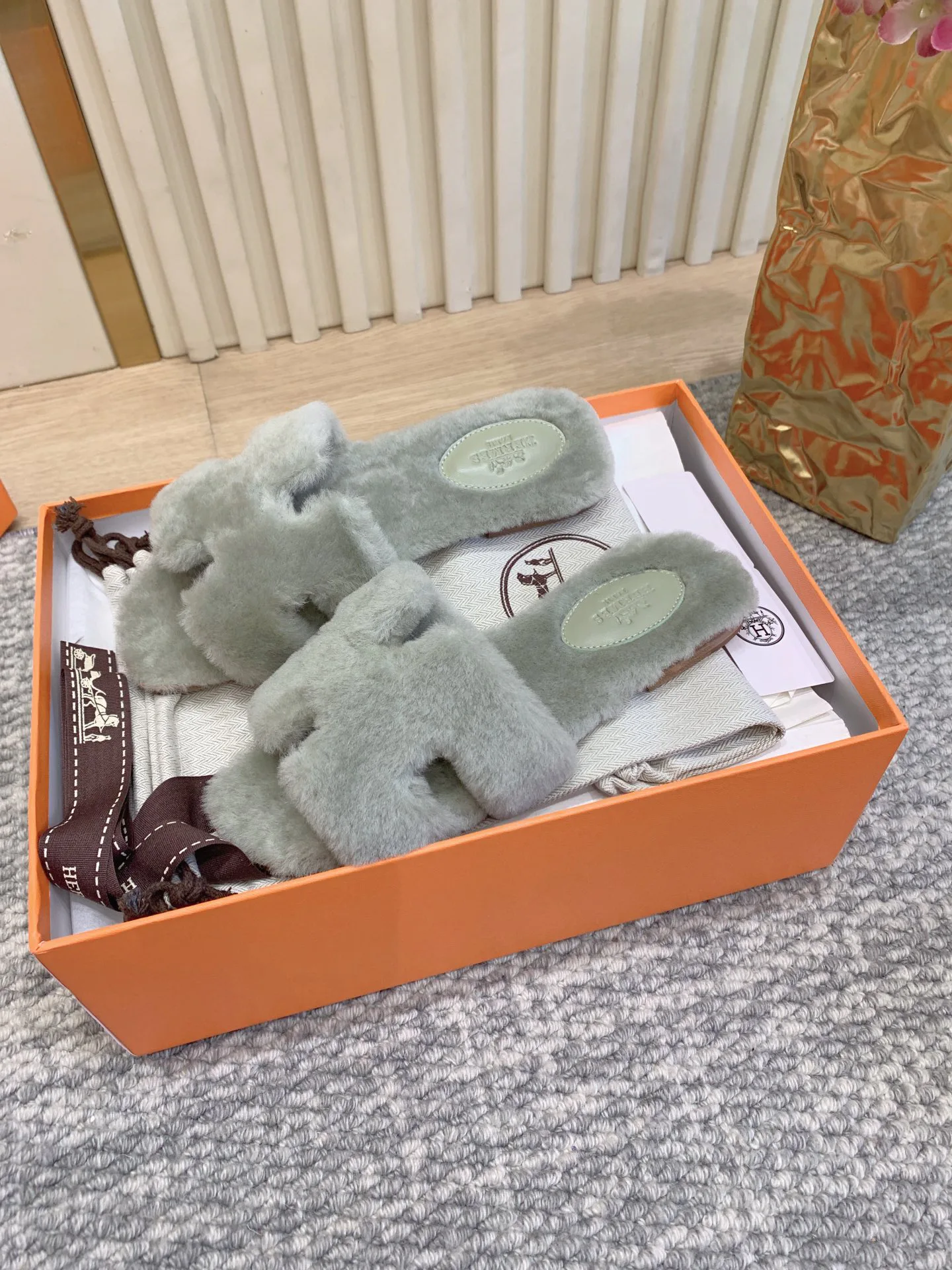 Тапочки Женские Hermes 2211650