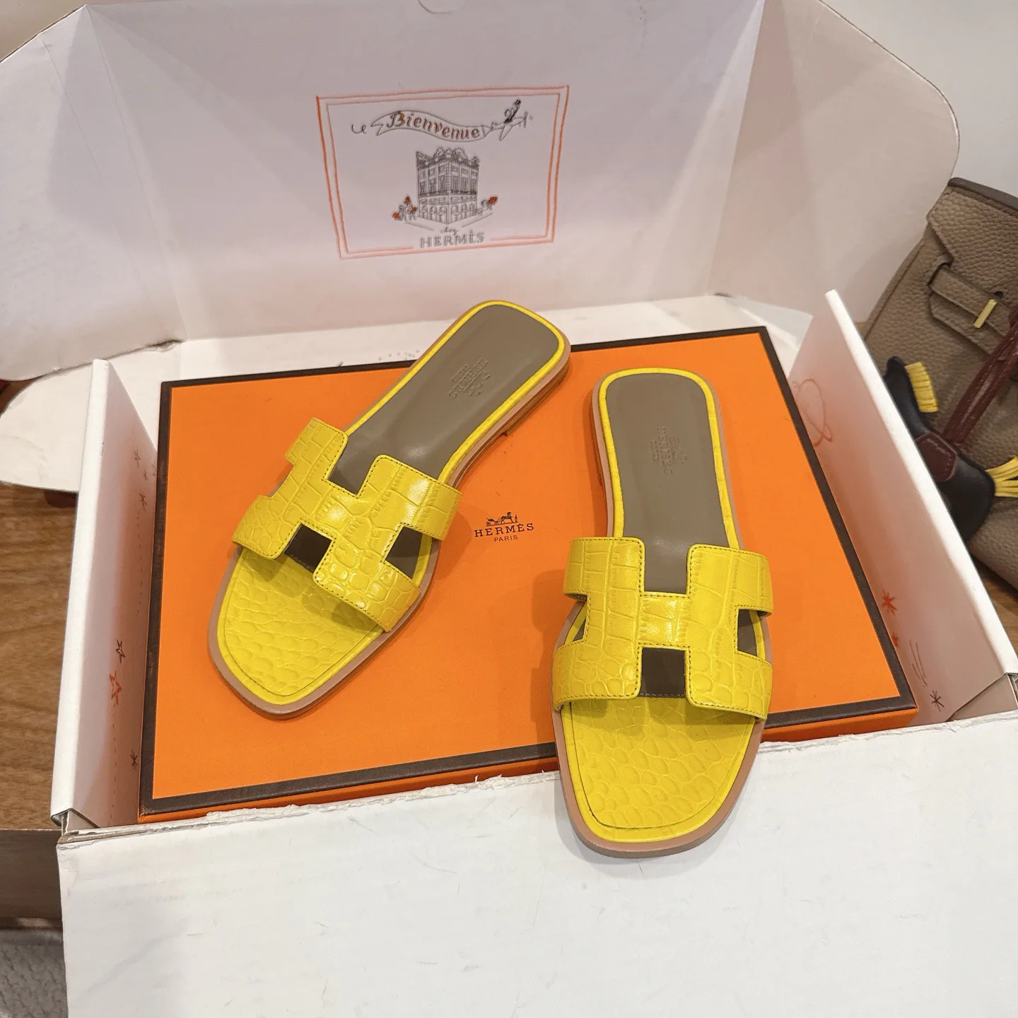 Шлепанцы Женские Hermes 1223544