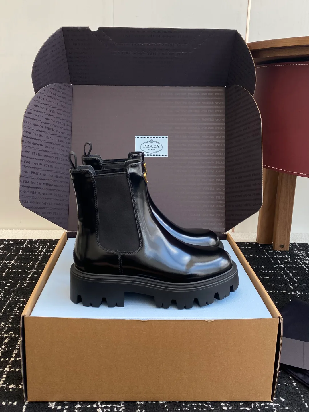 Ботинки Женские Prada 200653