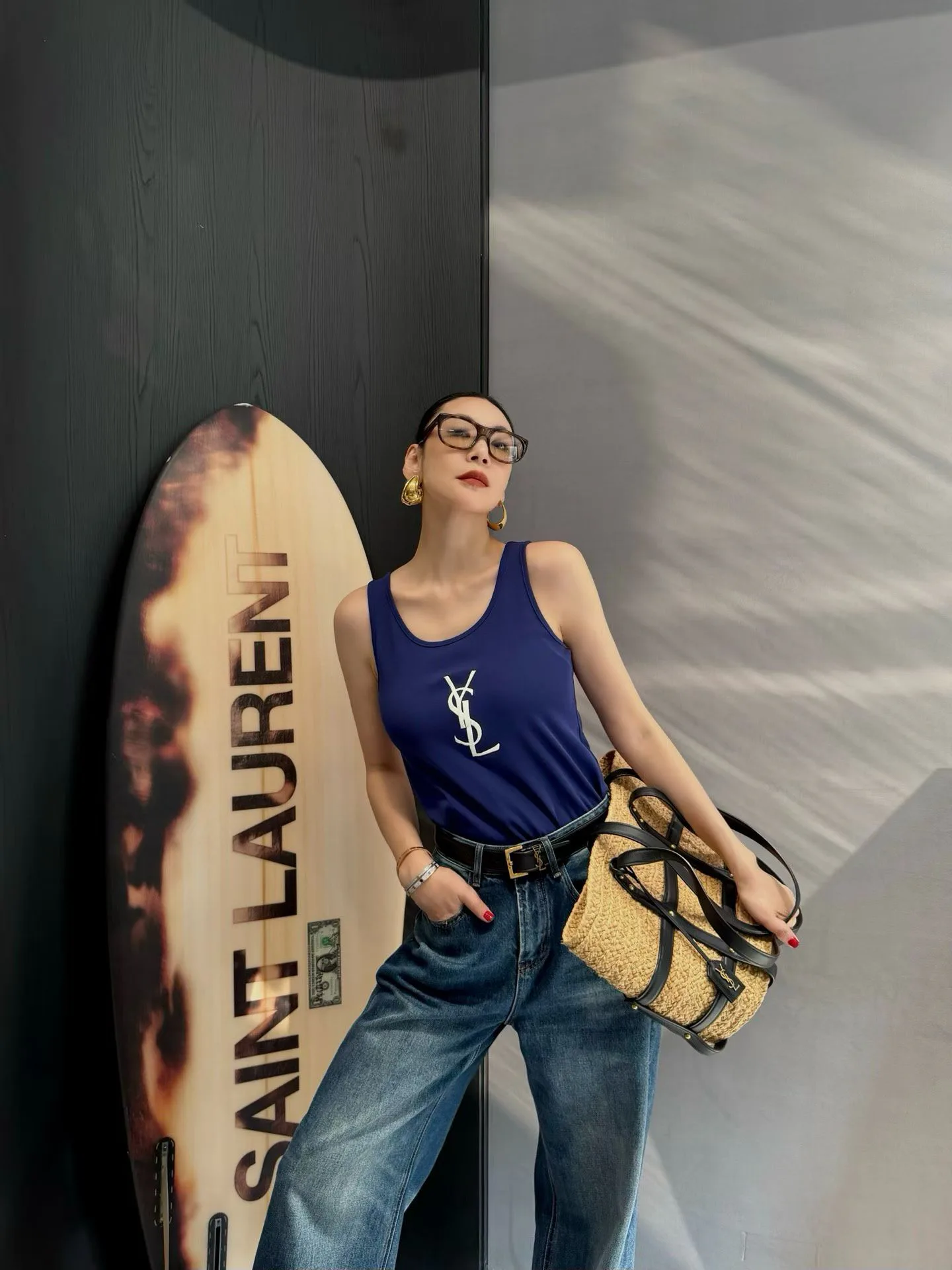 Топы Женские Saint Laurent 5051094