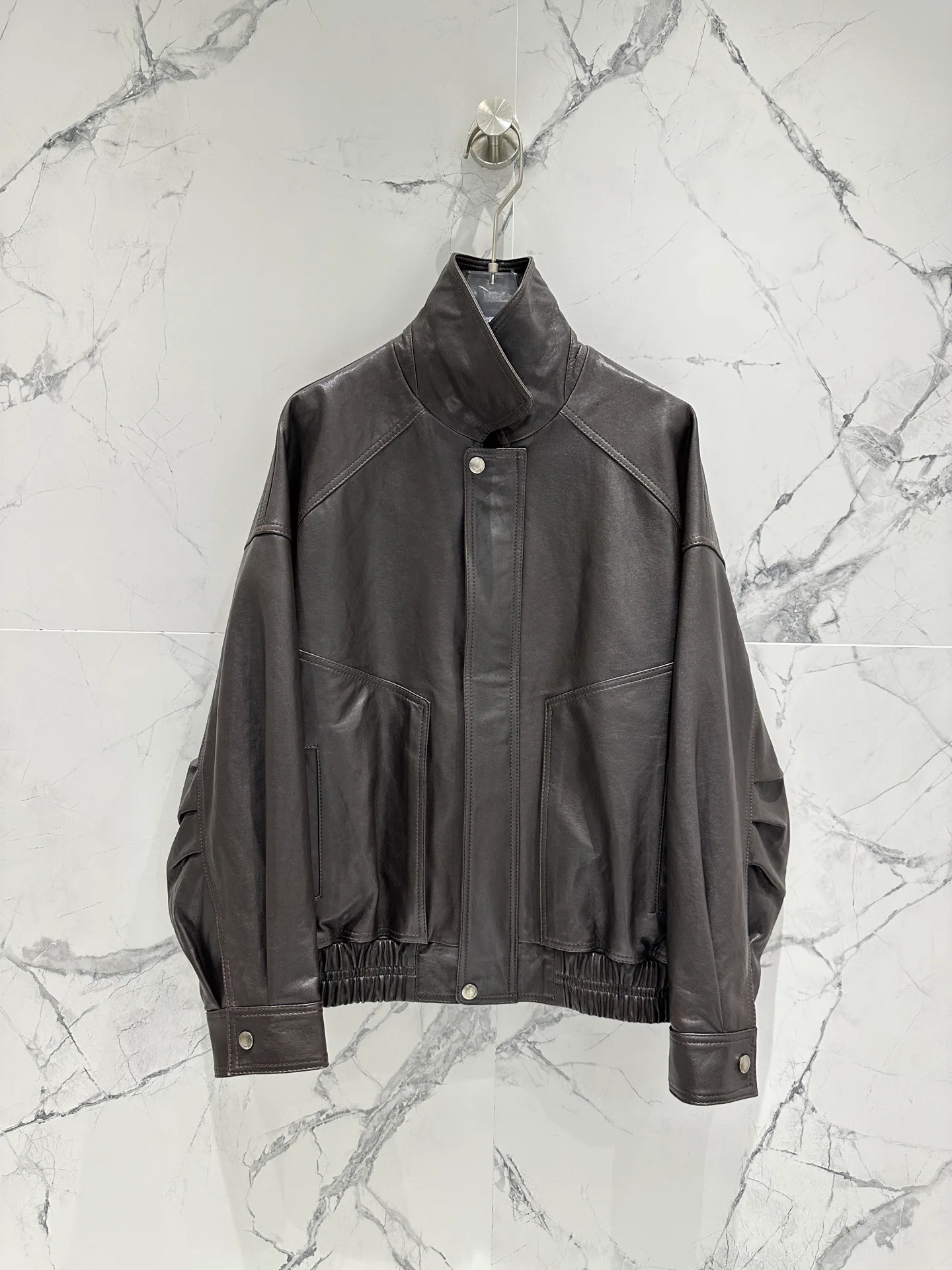 Кожаные Куртки И Дублёнки Женские Saint Laurent 11164736