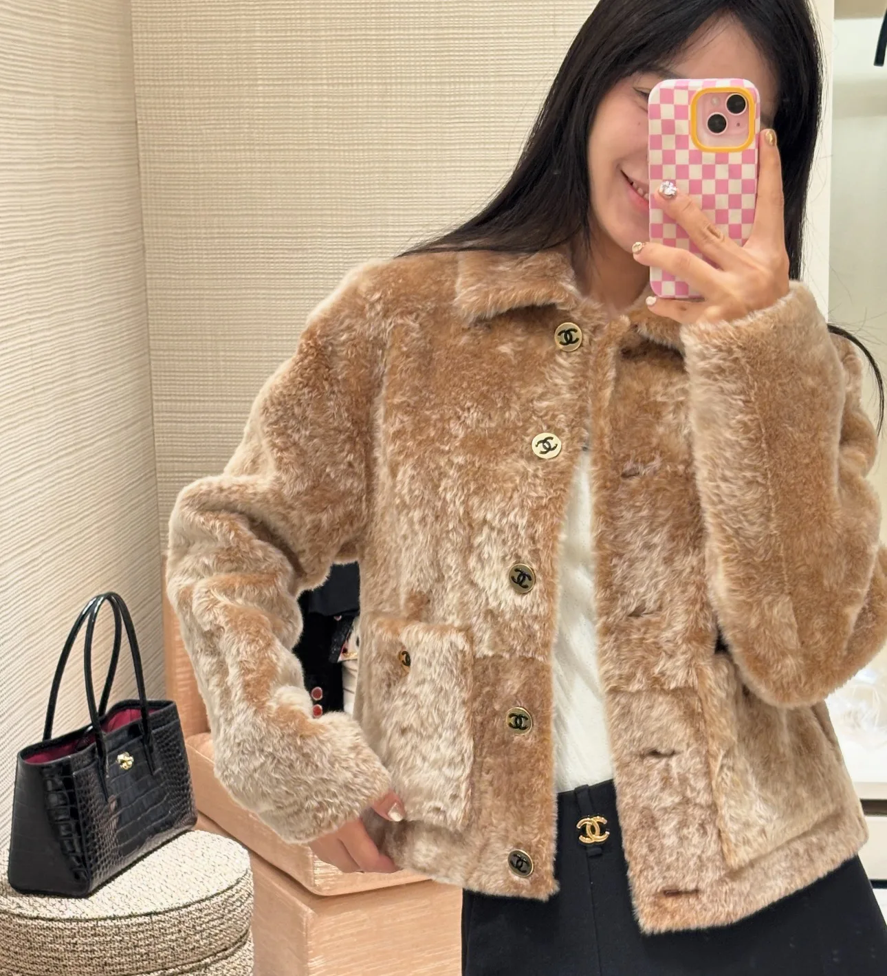 Кожаные Куртки И Дублёнки Женские Chanel 19066148