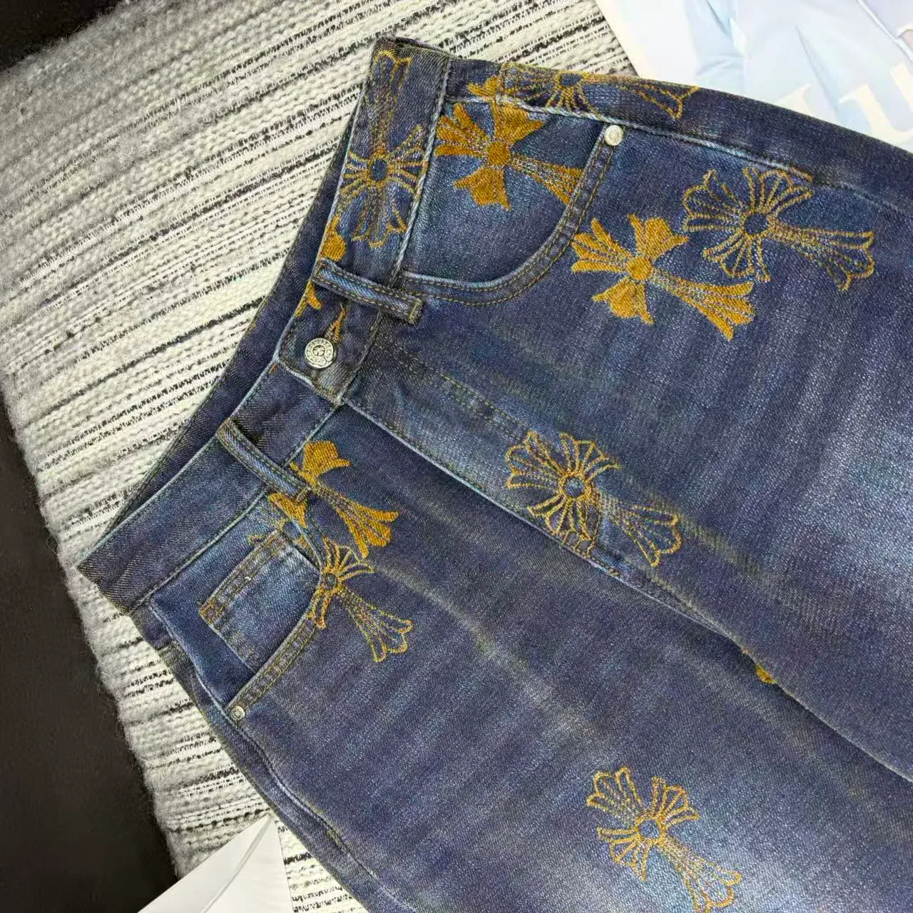 Джинсы Женские Chrome Hearts 335068