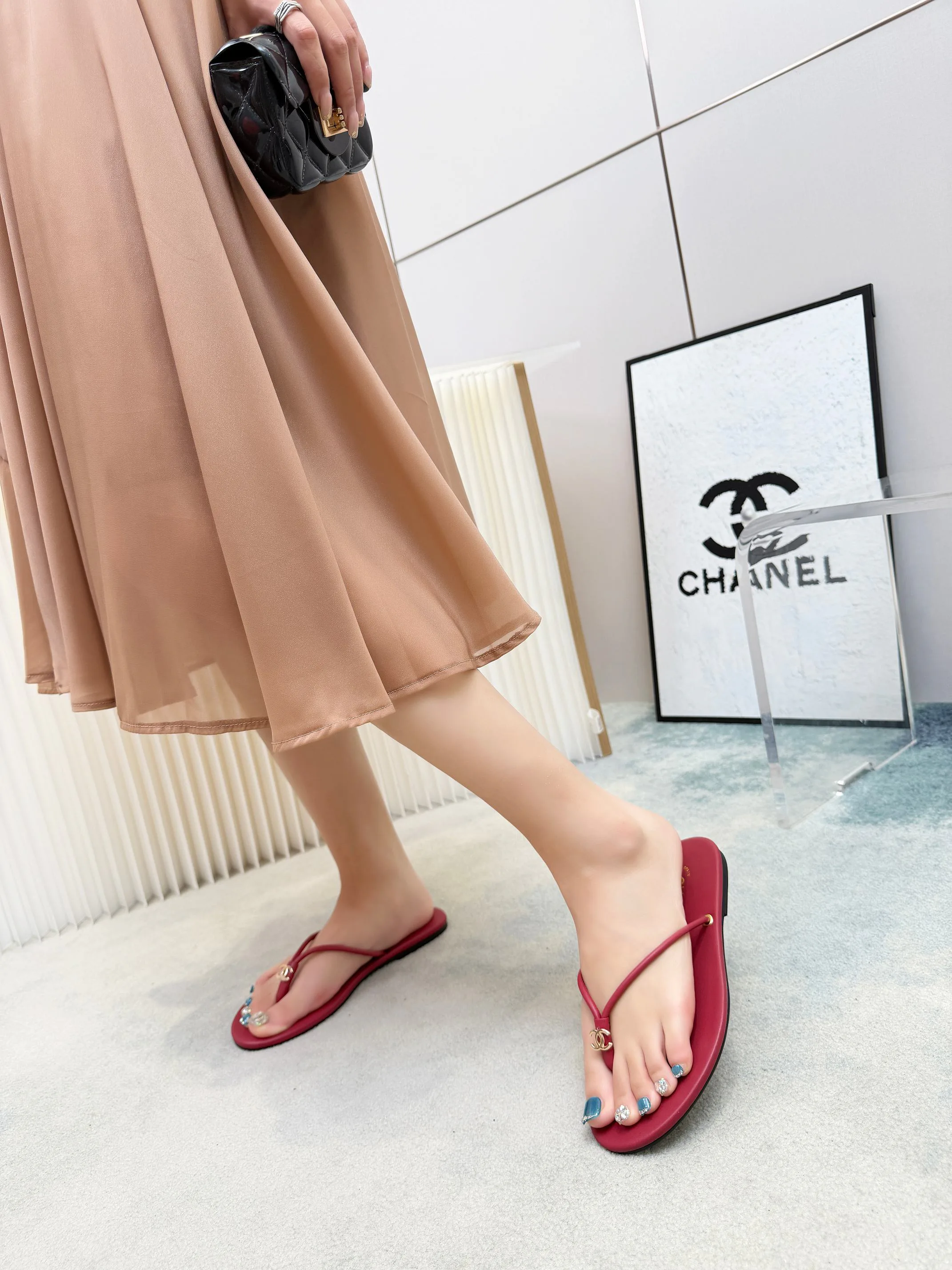 Шлепанцы Женские Chanel 11761802