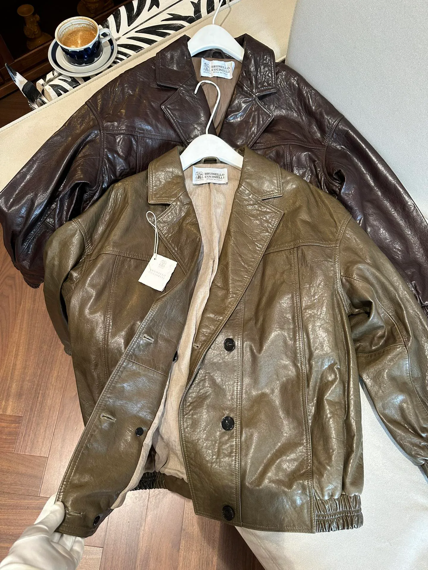 Кожаные Куртки И Дублёнки Женские Brunello Cucinelli 10817752