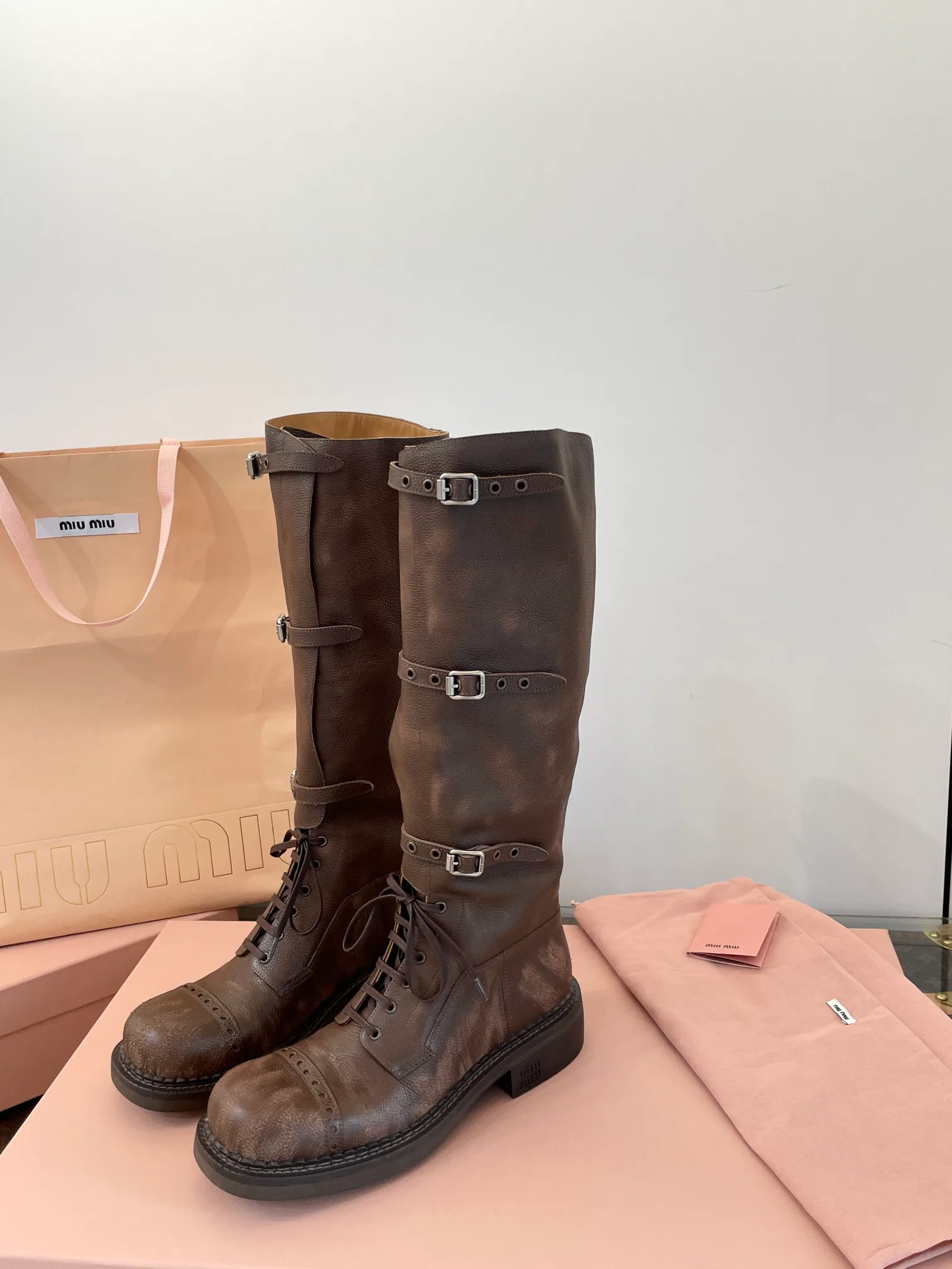 Сапоги Женские Miu Miu 407508