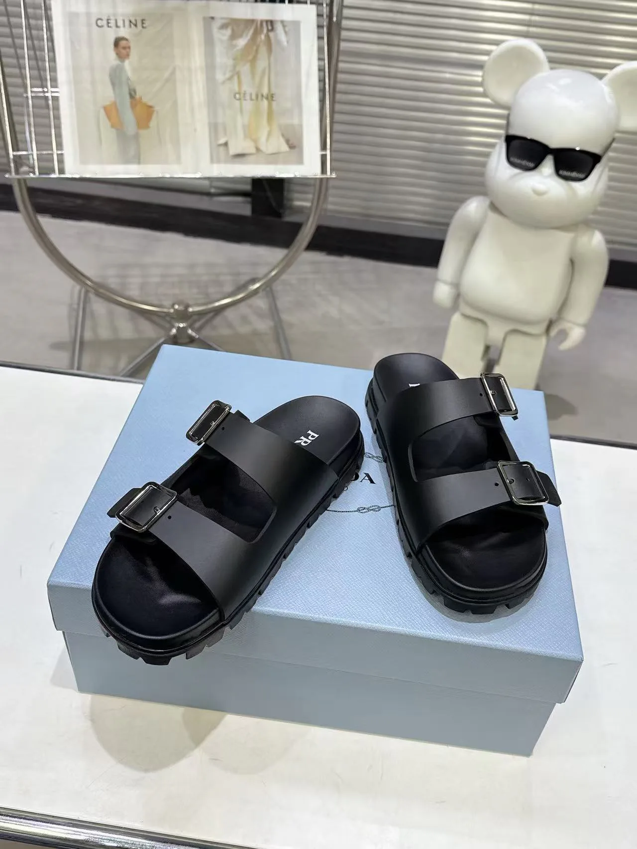 Шлепанцы Женские Prada 10270244