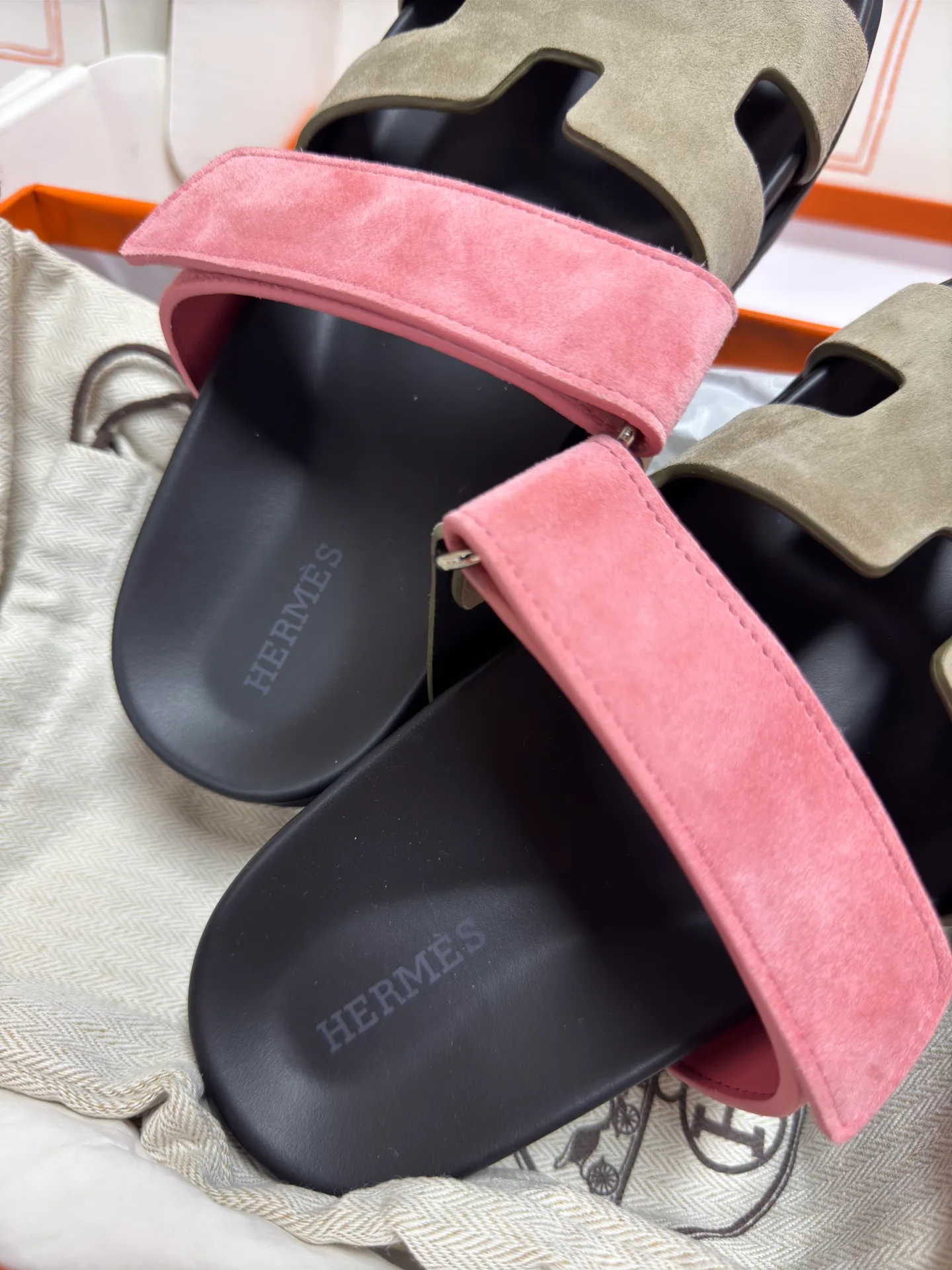 Шлепанцы Женские Hermes 5688