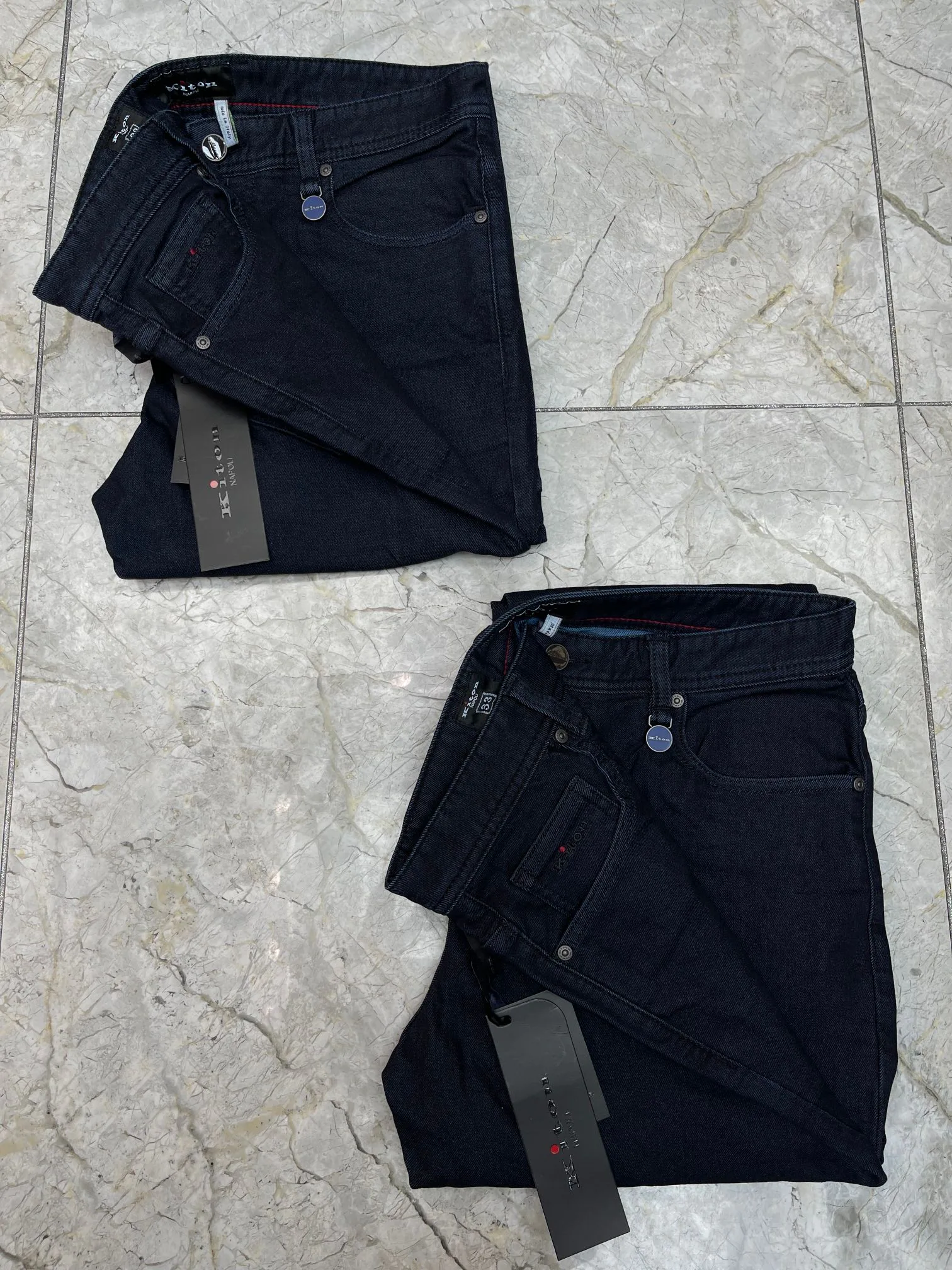 Джинсы Мужские Kiton 18343805