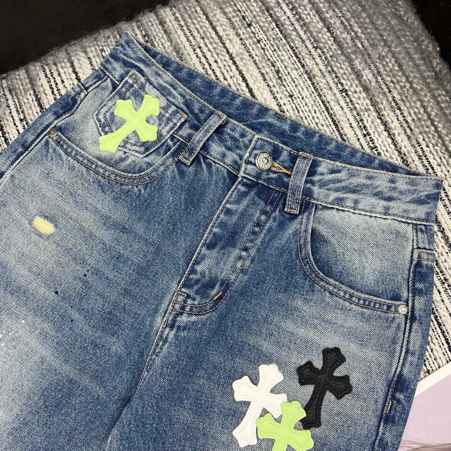 Джинсы Женские Chrome Hearts 11227151