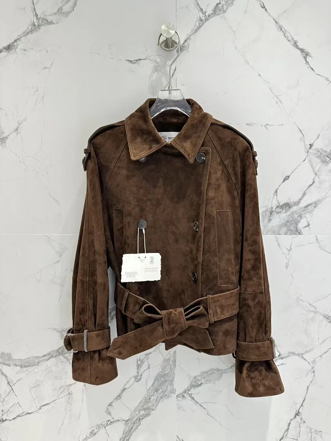 Кожаные Куртки И Дублёнки Женские Brunello Cucinelli 13683063