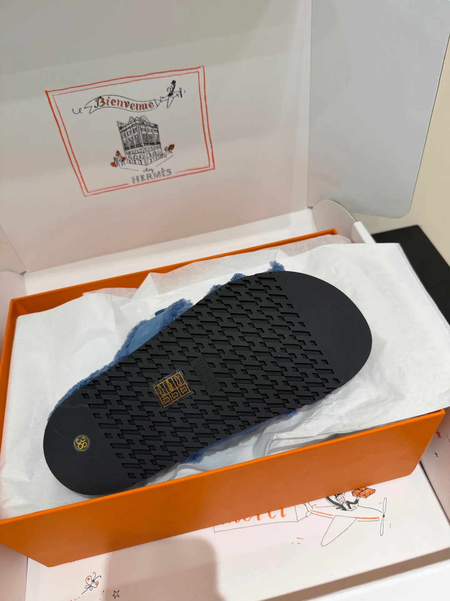 Тапочки Женские Hermes 17956506