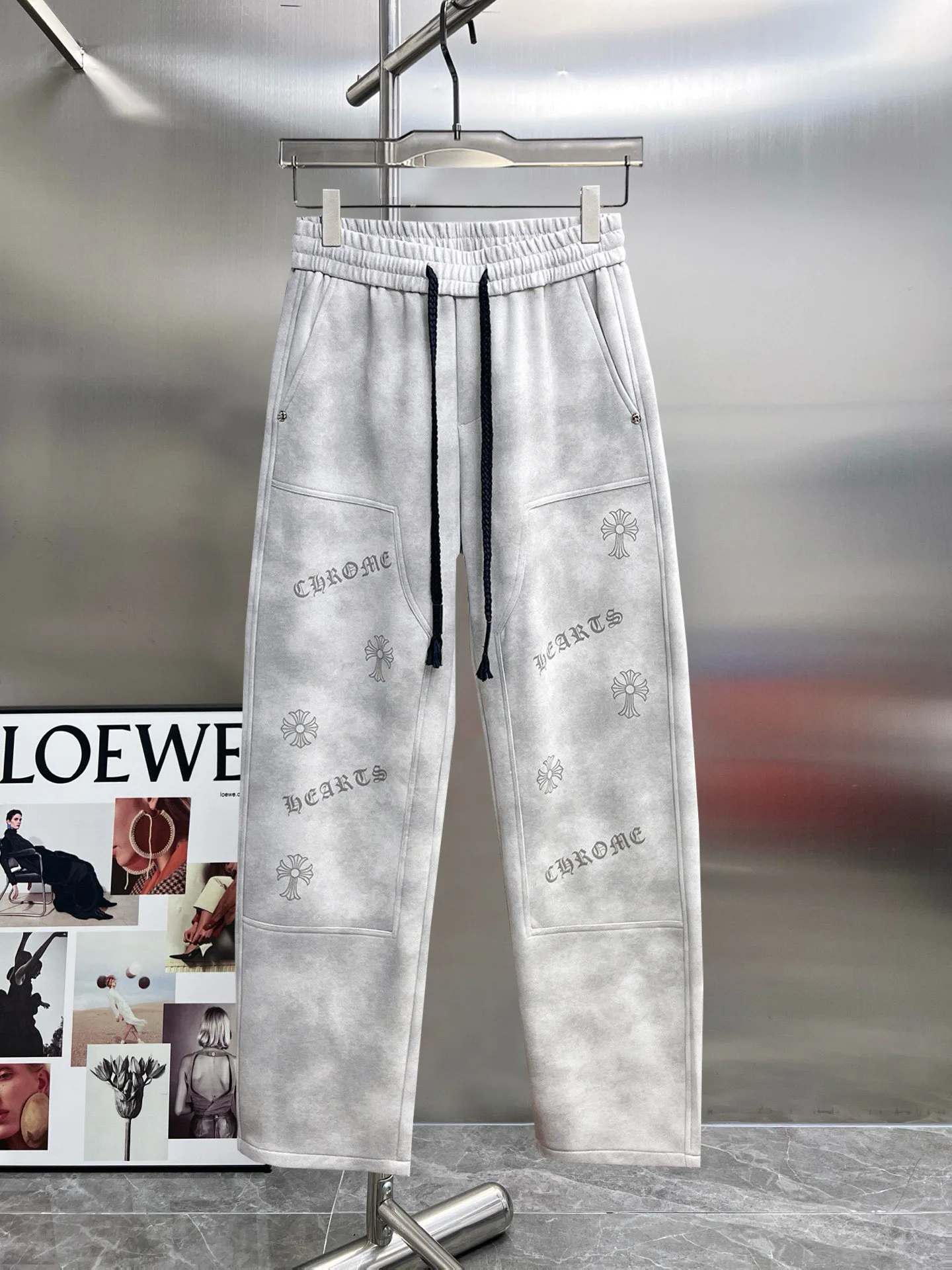 Брюки Мужские Chrome Hearts 12271115