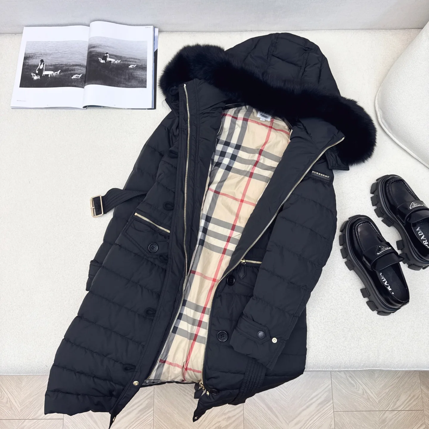 Куртки И Пуховики Женские Burberry 1884104