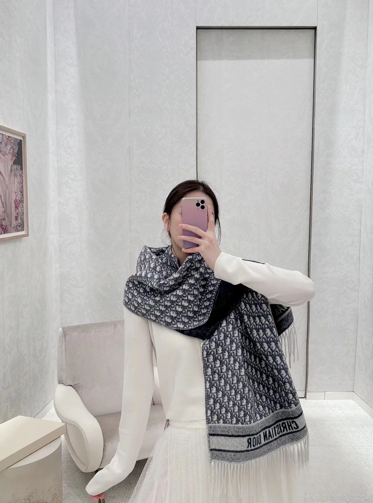 Шарфы Christian Dior 1736