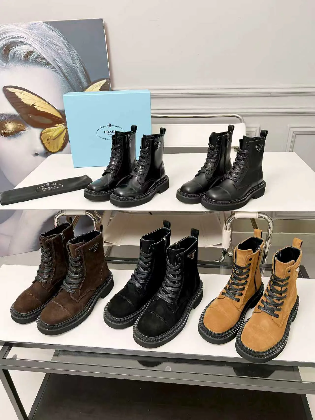 Ботинки Женские Prada 17957427