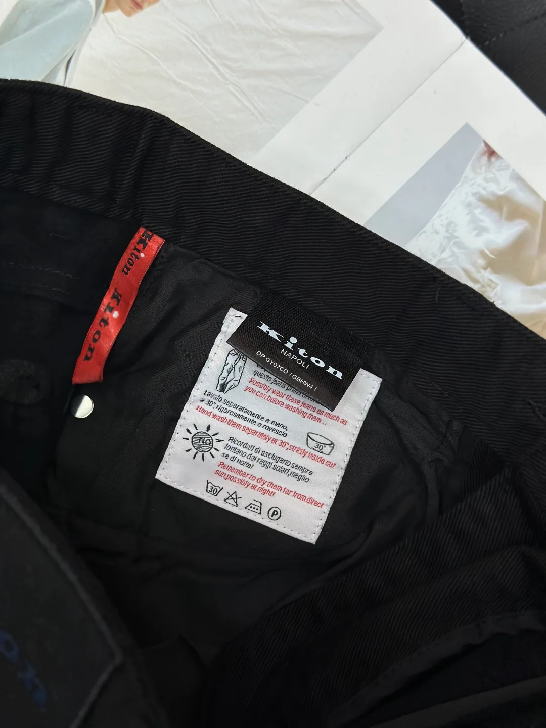 Джинсы Мужские Kiton 1138688