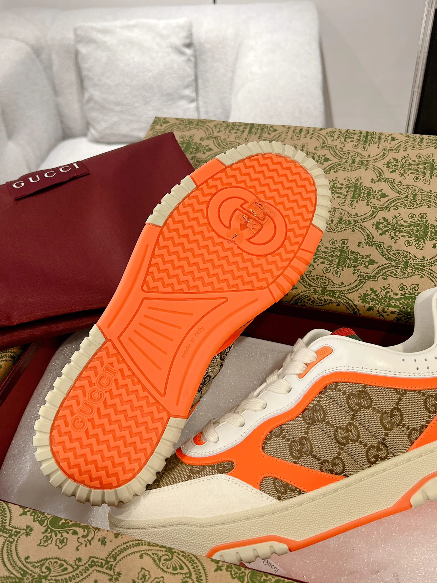 Кроссовки Мужские Gucci 458077