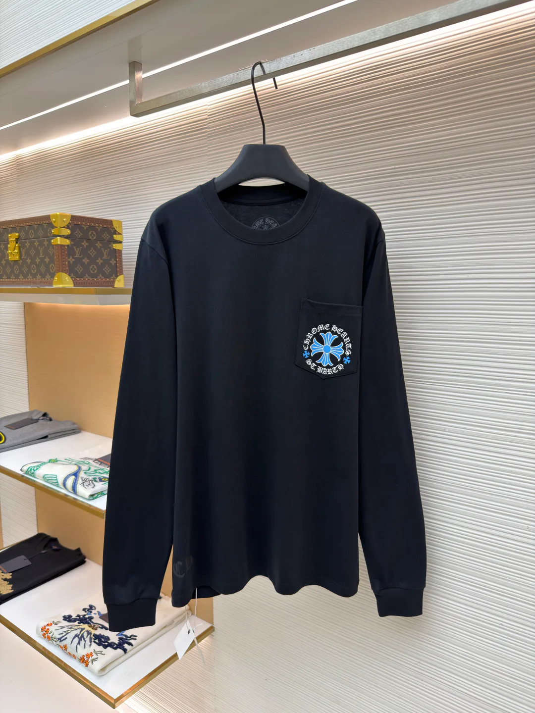 Лонгсливы Мужские Chrome Hearts 11399356