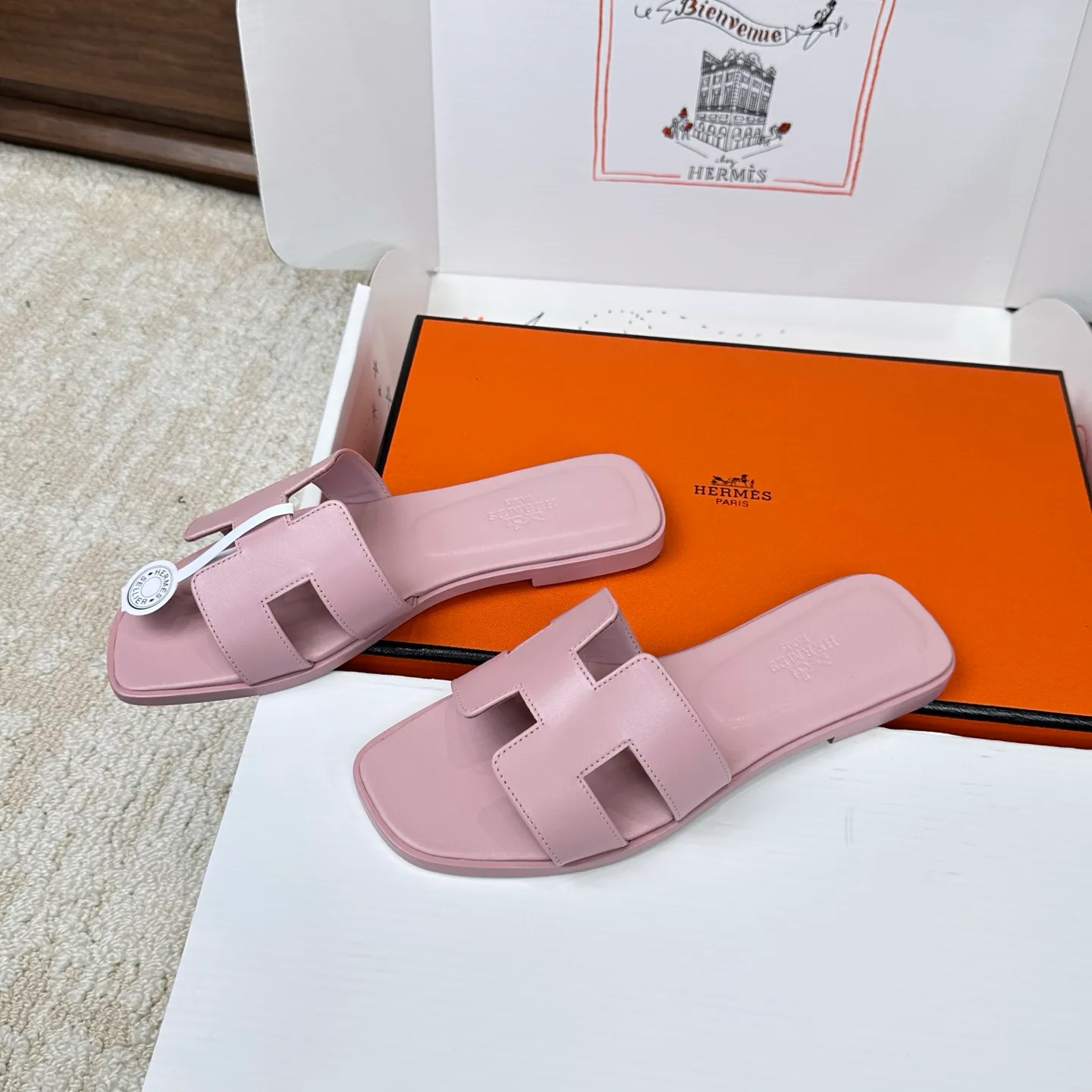 Шлепанцы Женские Hermes 3043255