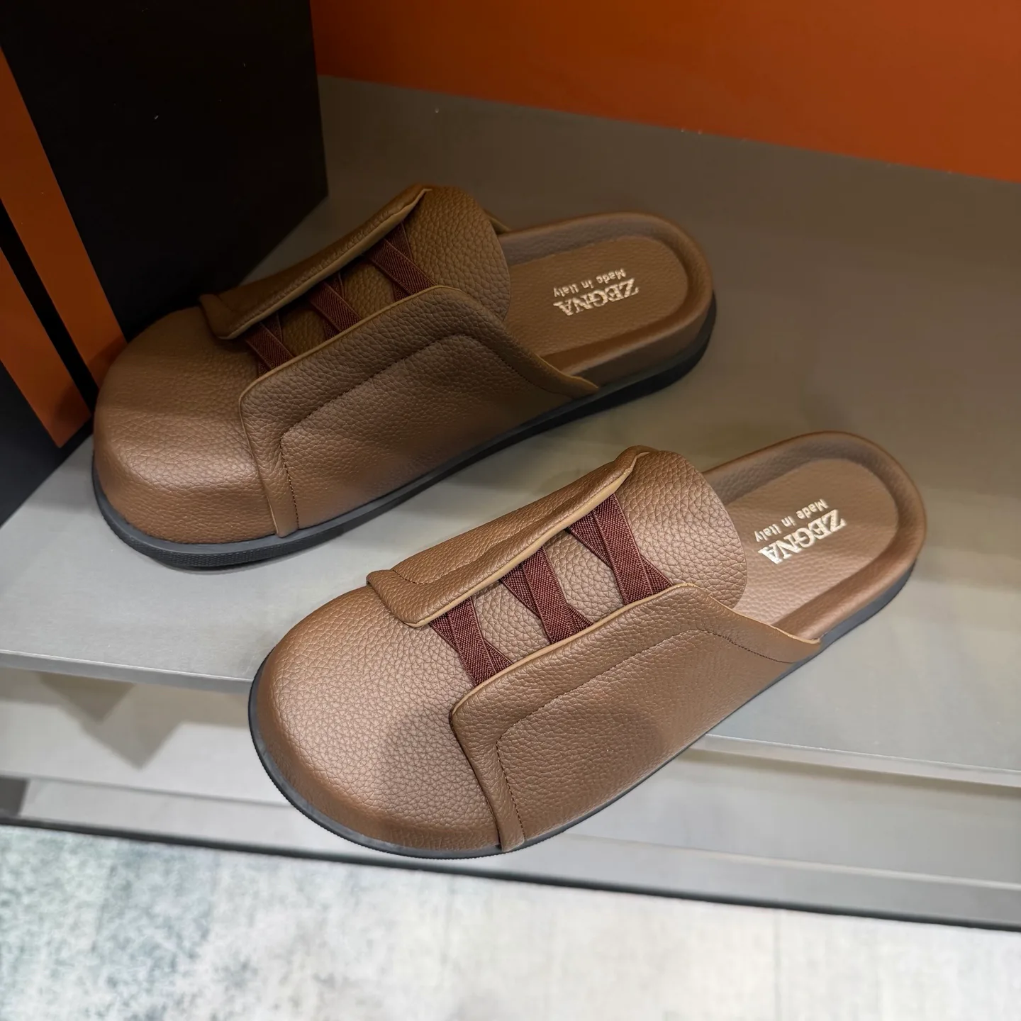Шлепанцы Мужские Zegna 18385647