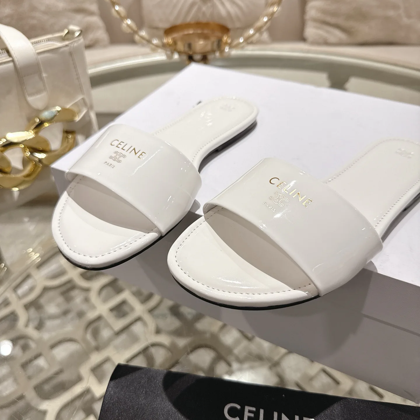 Шлепанцы Женские Celine 2375704