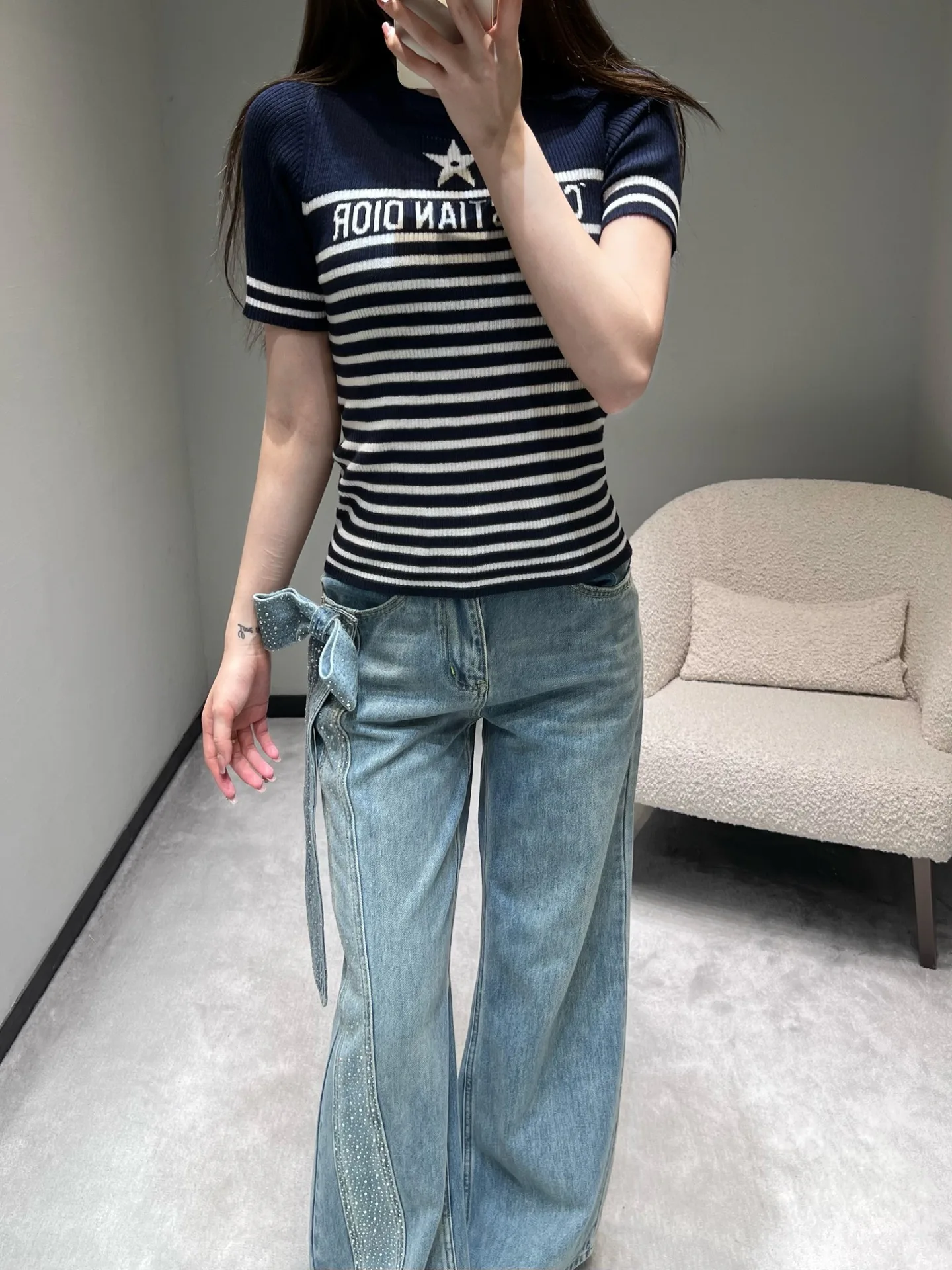 Футболки Женские Christian Dior 5883375