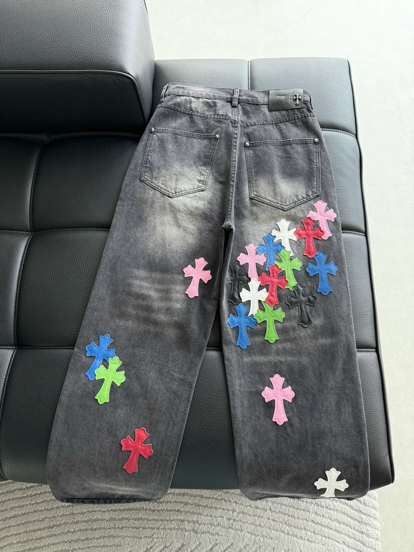 Джинсы Женские Chrome Hearts 2237977