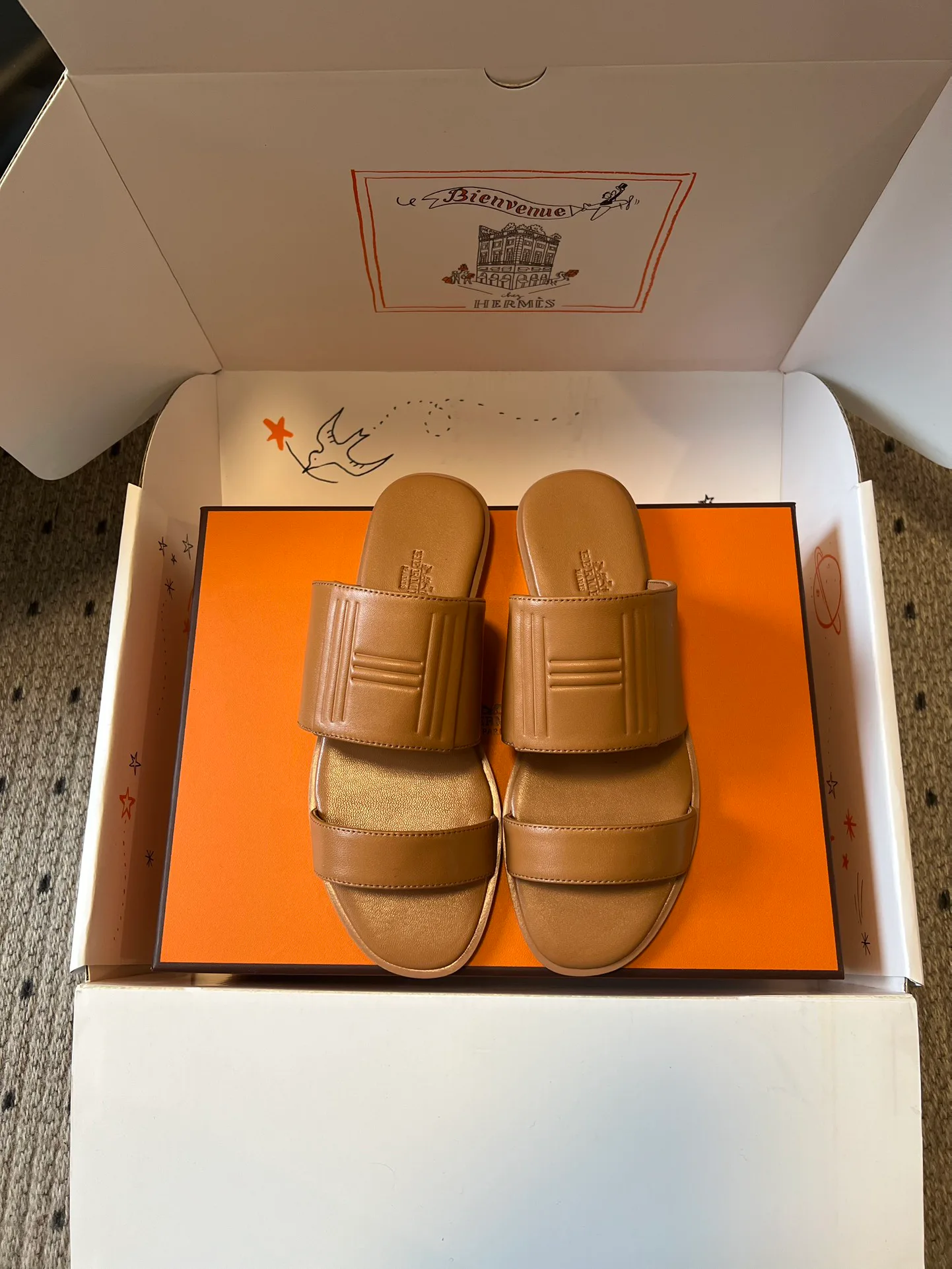 Шлепанцы Женские Hermes 10209590