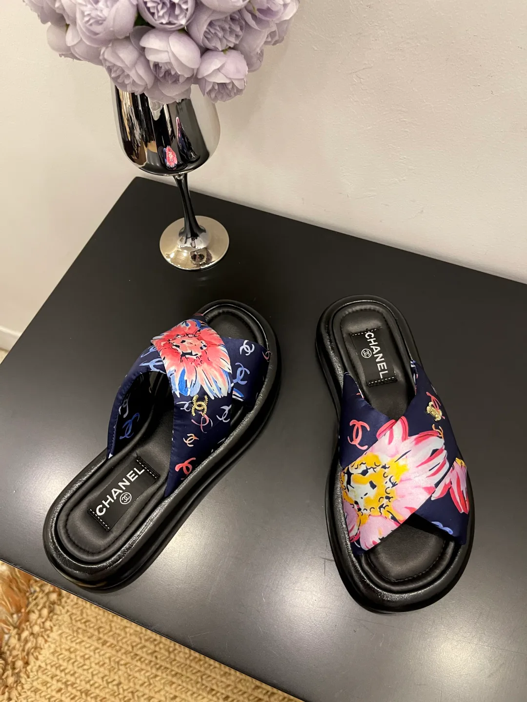 Шлепанцы Женские Chanel 89925