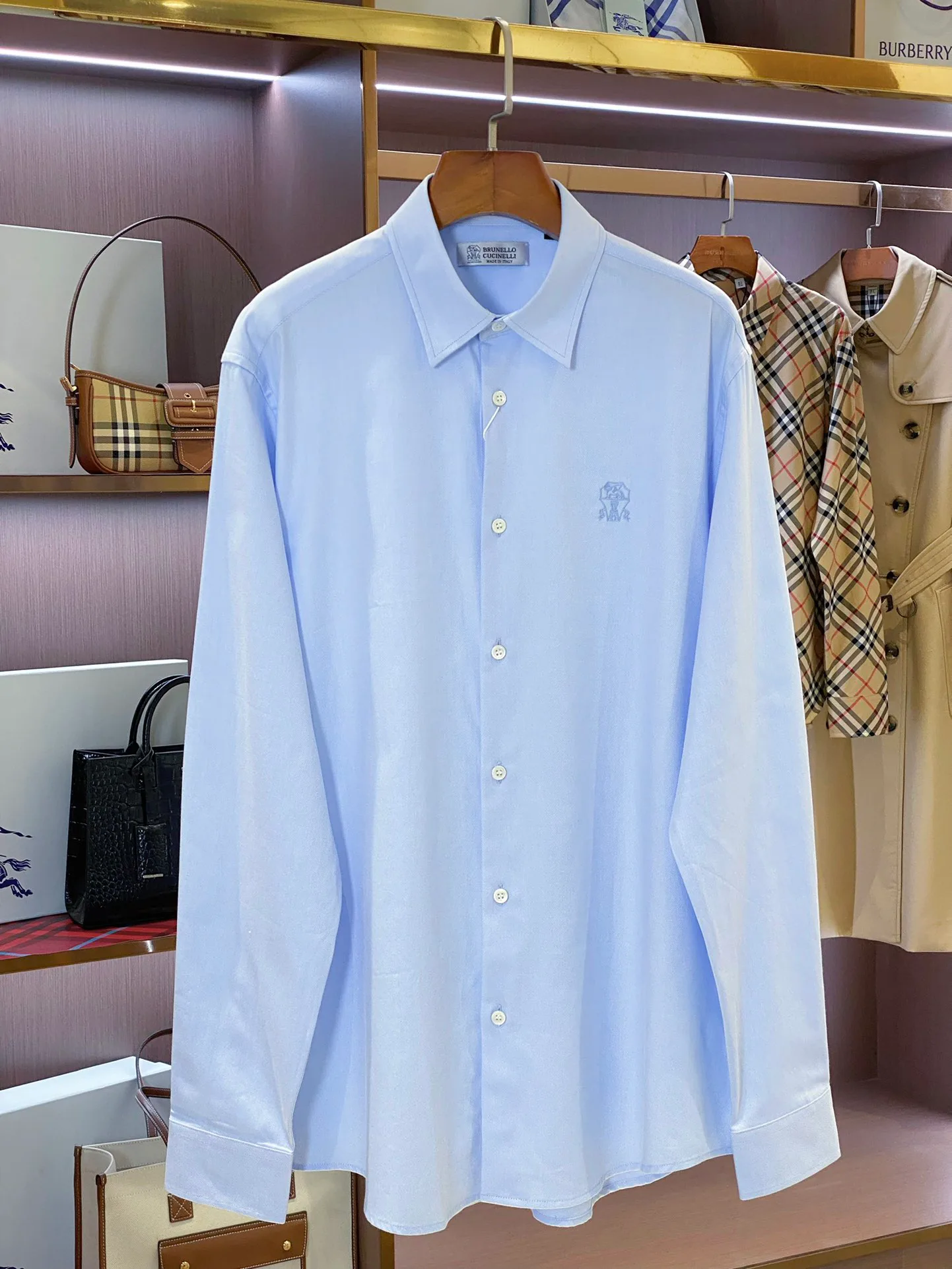 Рубашки Мужские Brunello Cucinelli 1878279
